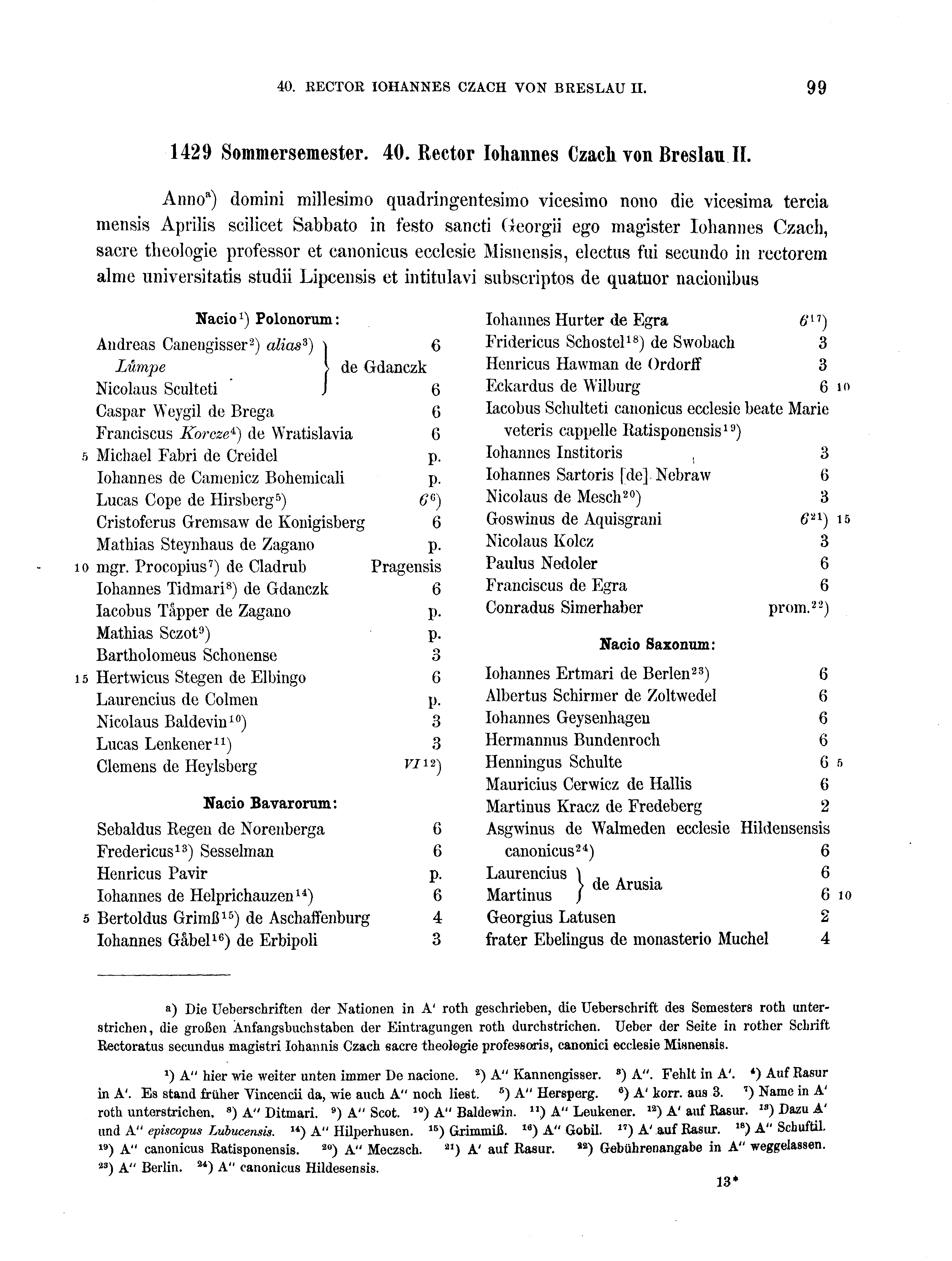 Historische Urkunde Seite 99 aus Band cds2_16