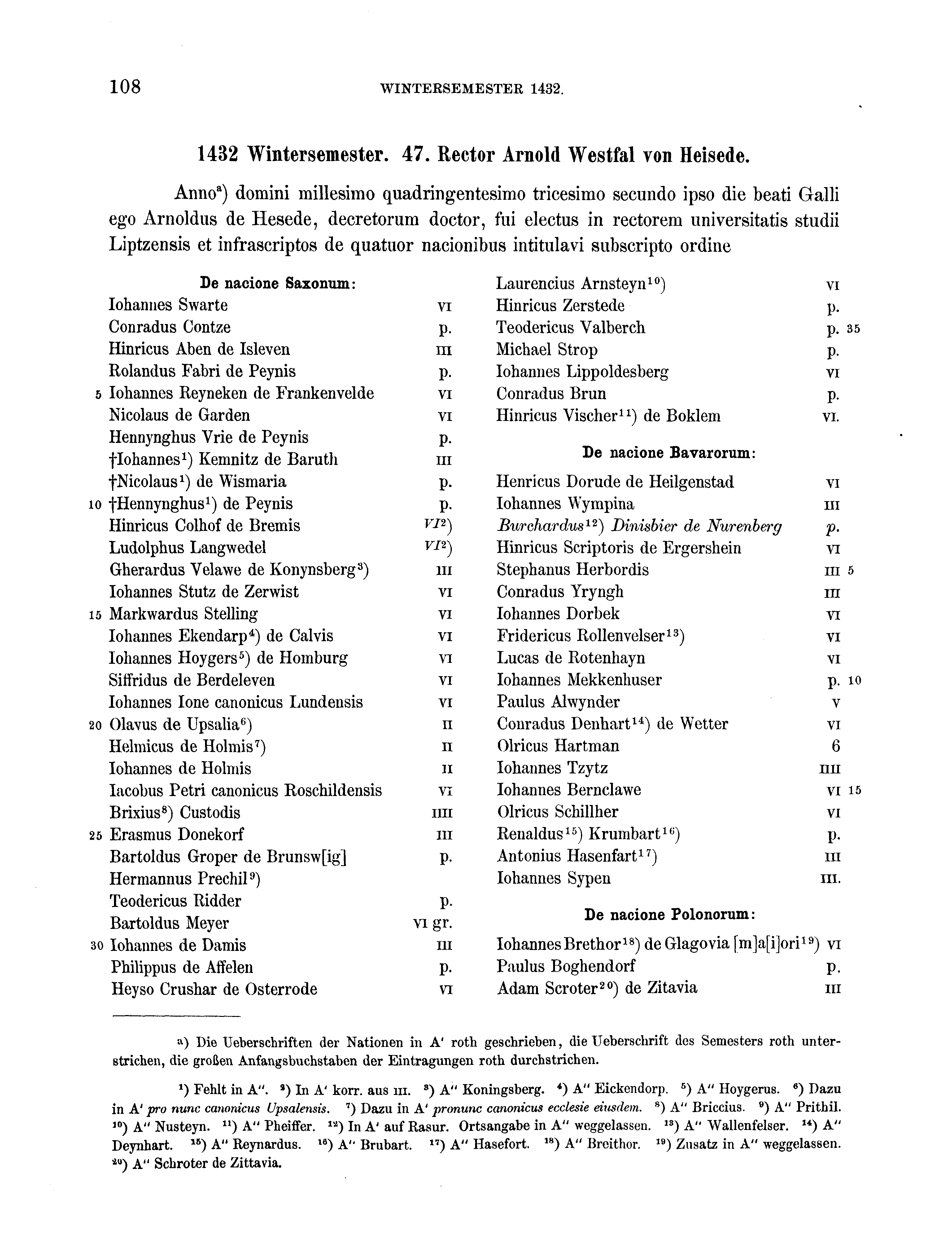 Historische Urkunde Seite 108 aus Band cds2_16