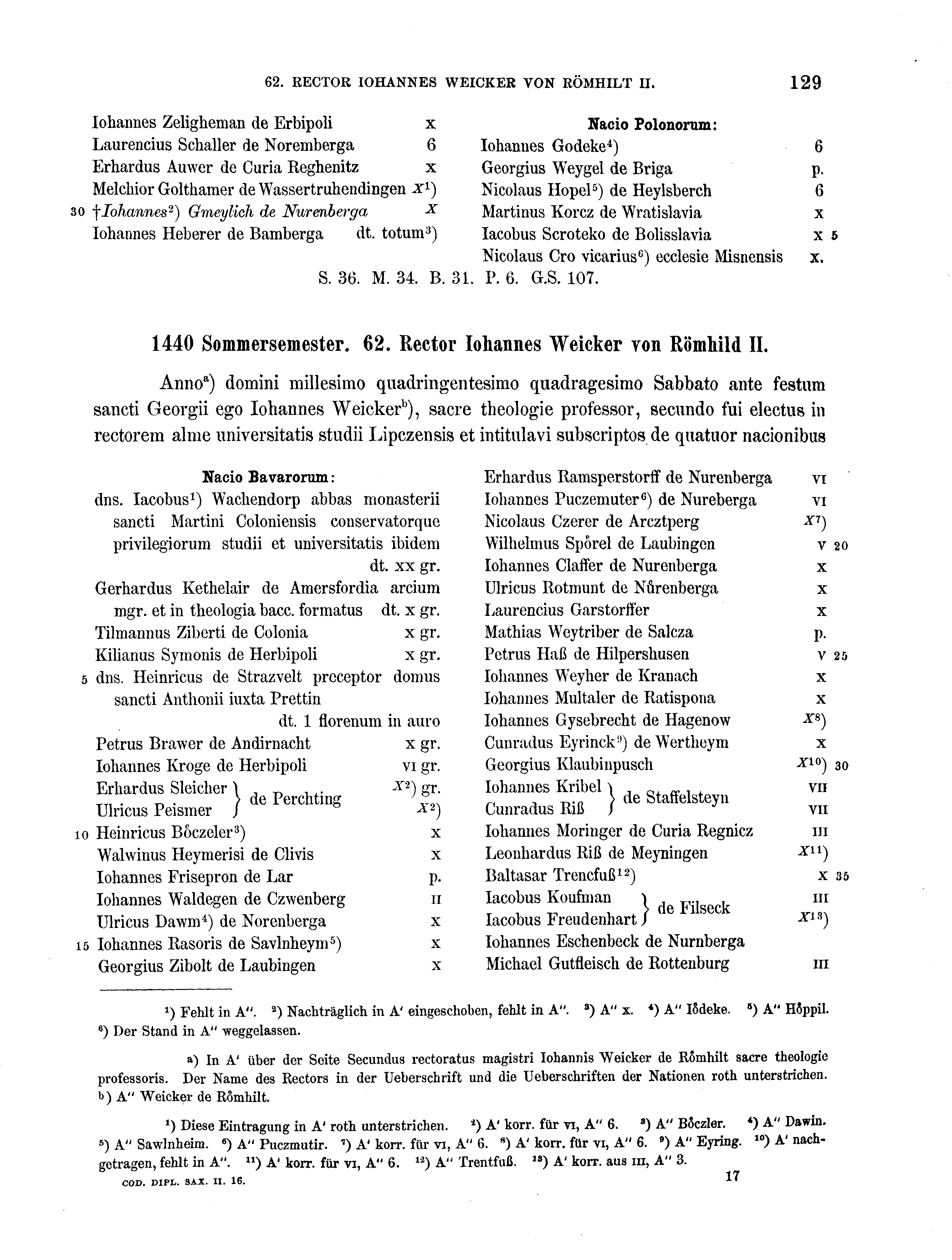 Historische Urkunde Seite 129 aus Band cds2_16