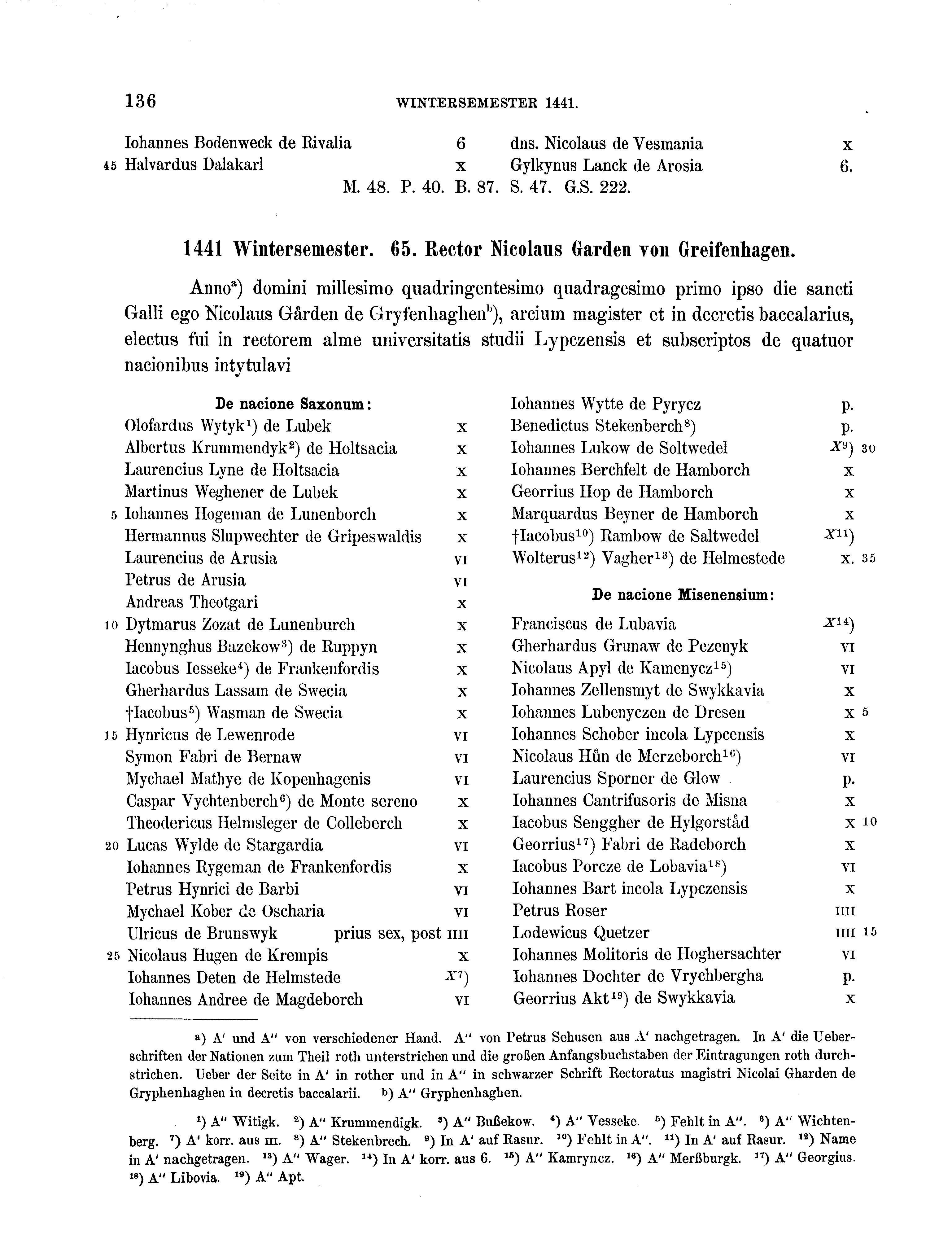 Historische Urkunde Seite 136 aus Band cds2_16