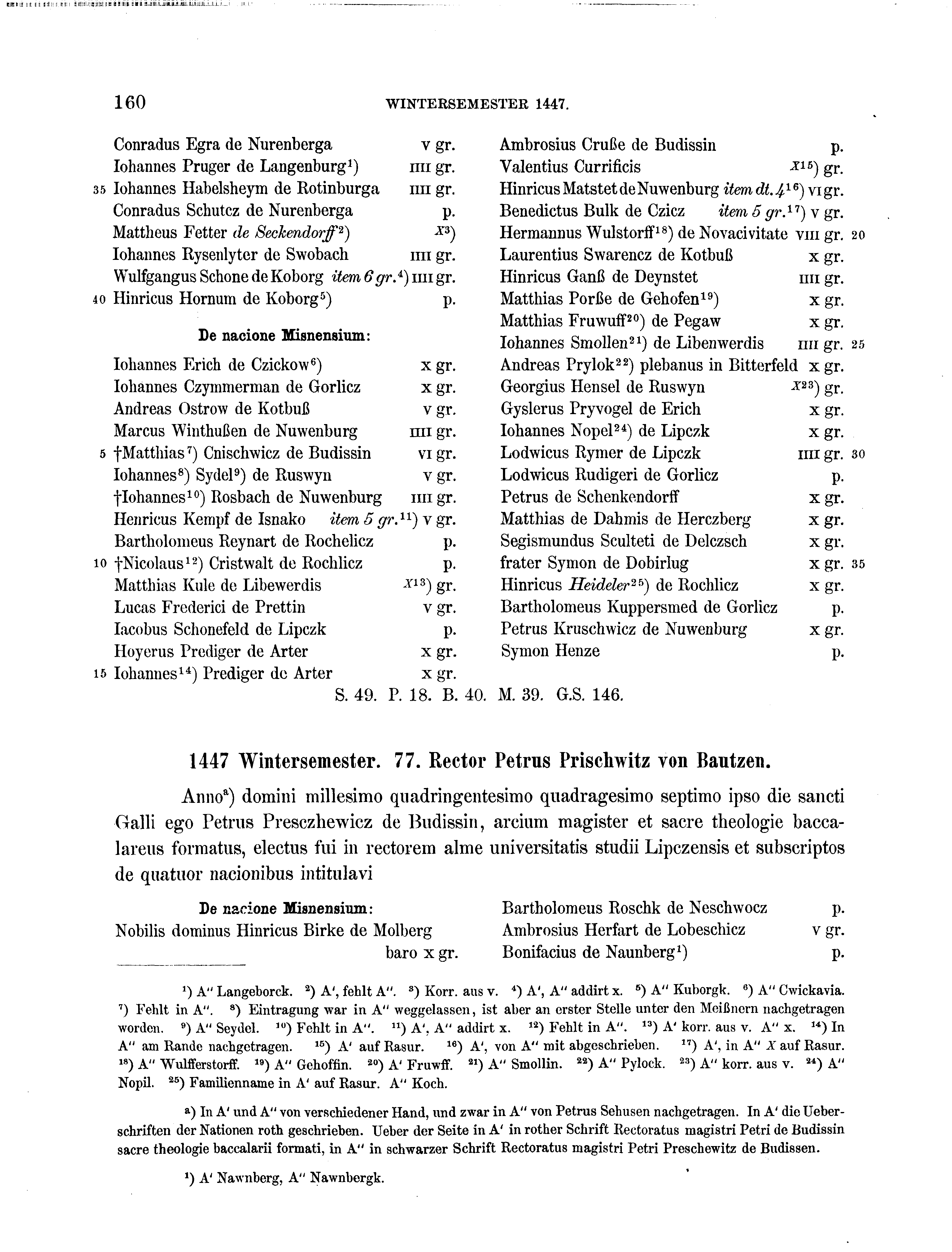 Historische Urkunde Seite 160 aus Band cds2_16