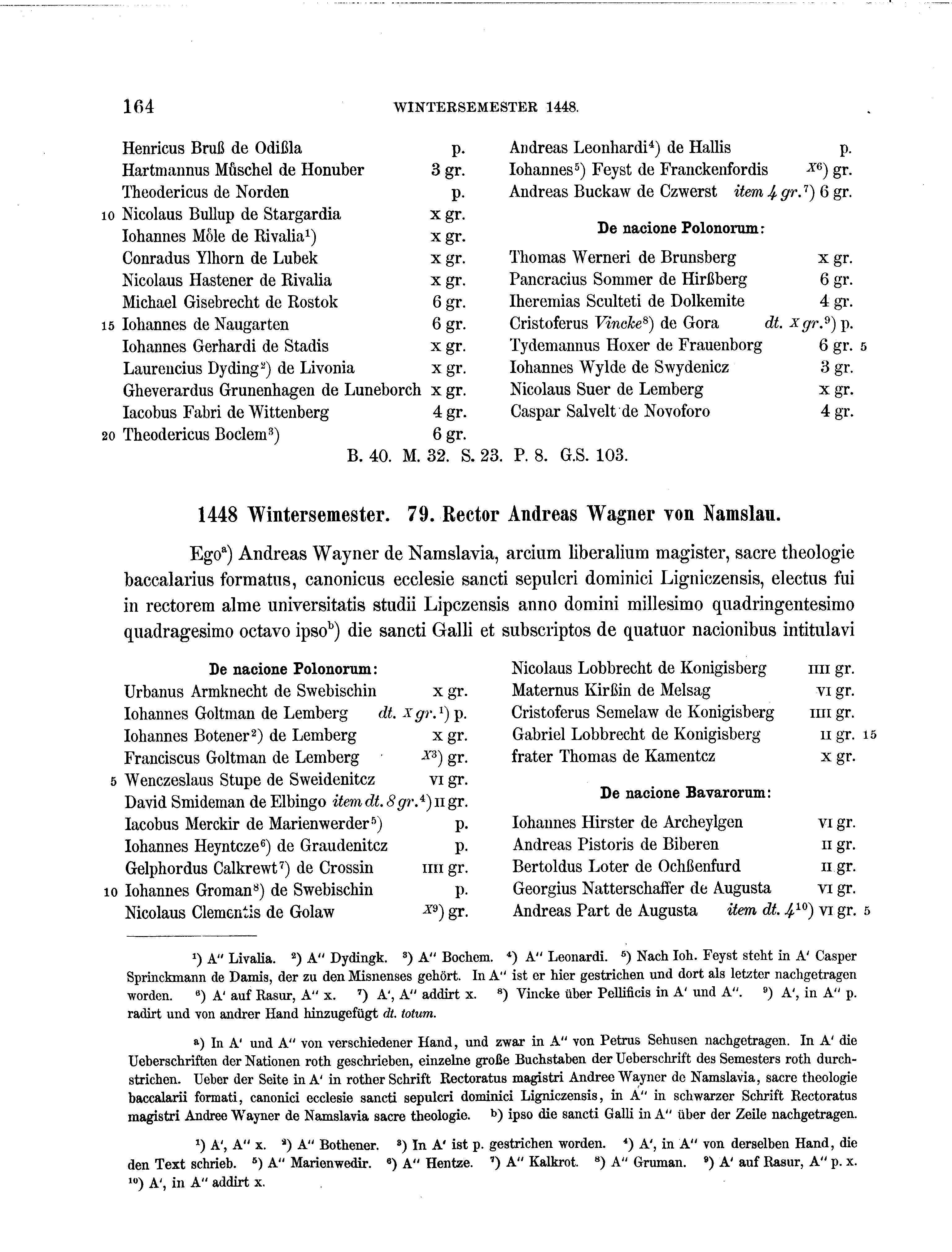 Historische Urkunde Seite 164 aus Band cds2_16