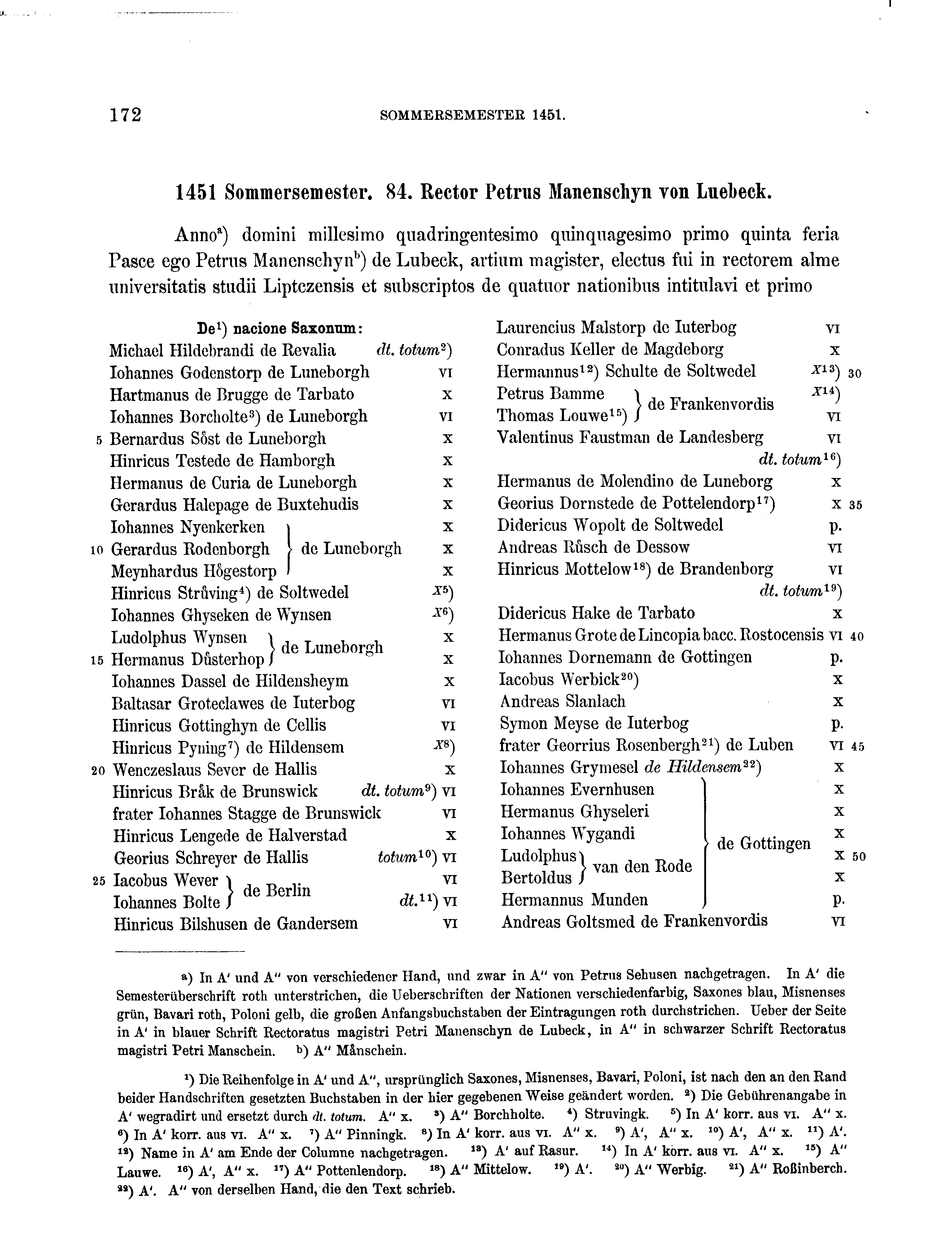 Historische Urkunde Seite 172 aus Band cds2_16