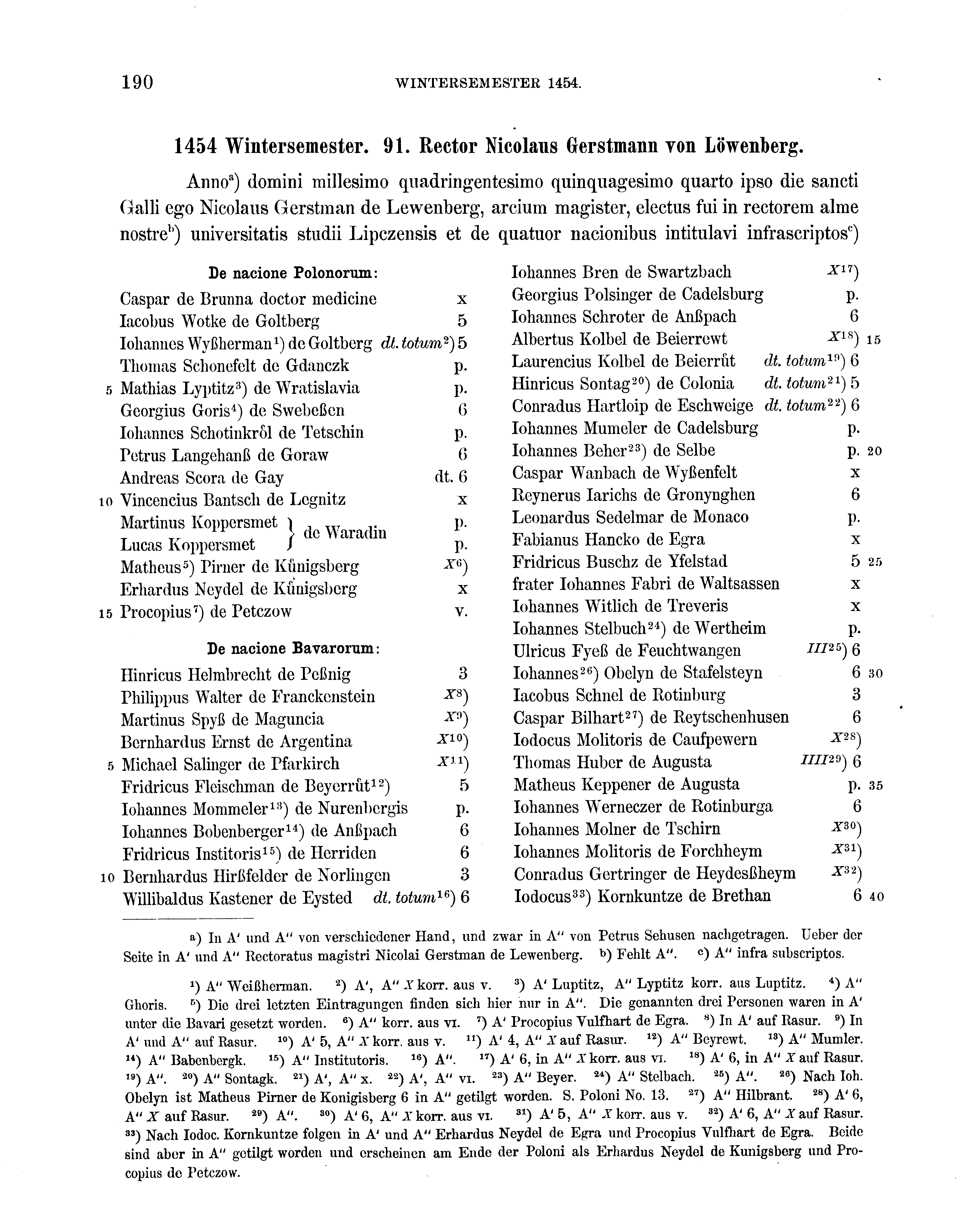 Historische Urkunde Seite 190 aus Band cds2_16