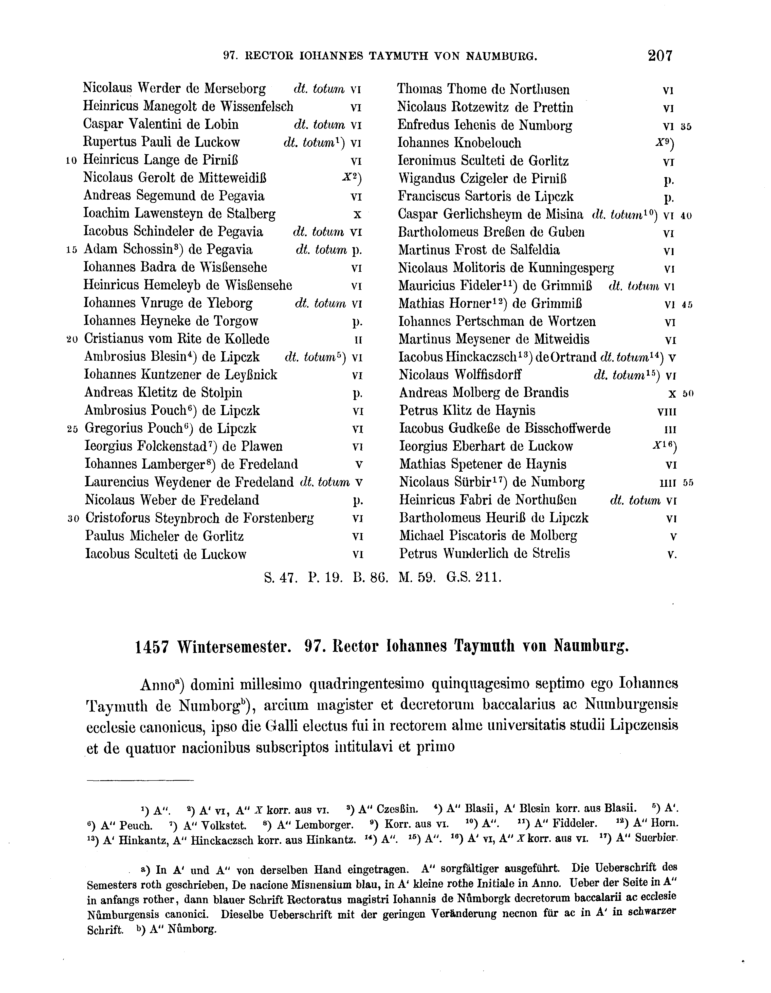 Historische Urkunde Seite 207 aus Band cds2_16