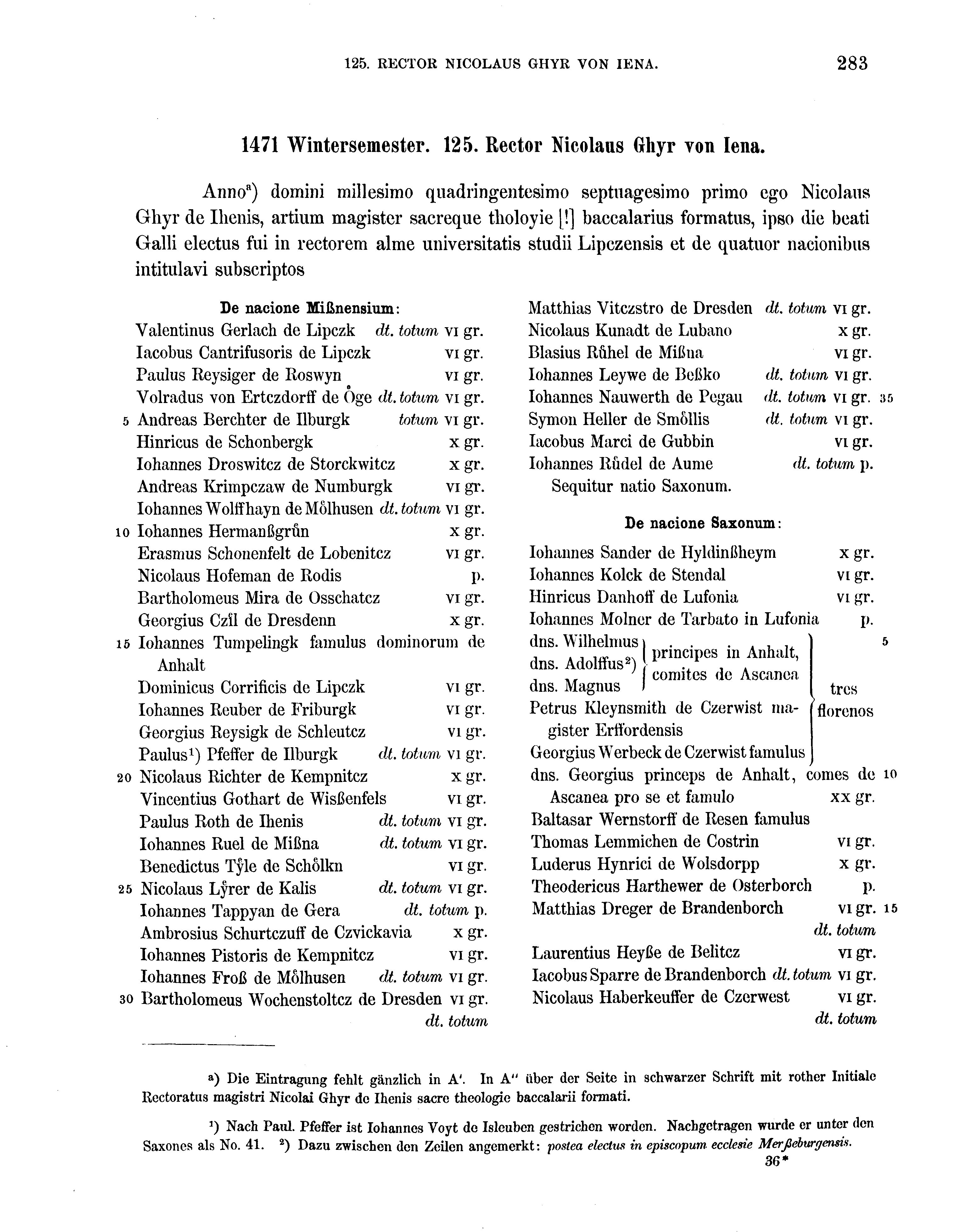 Historische Urkunde Seite 283 aus Band cds2_16