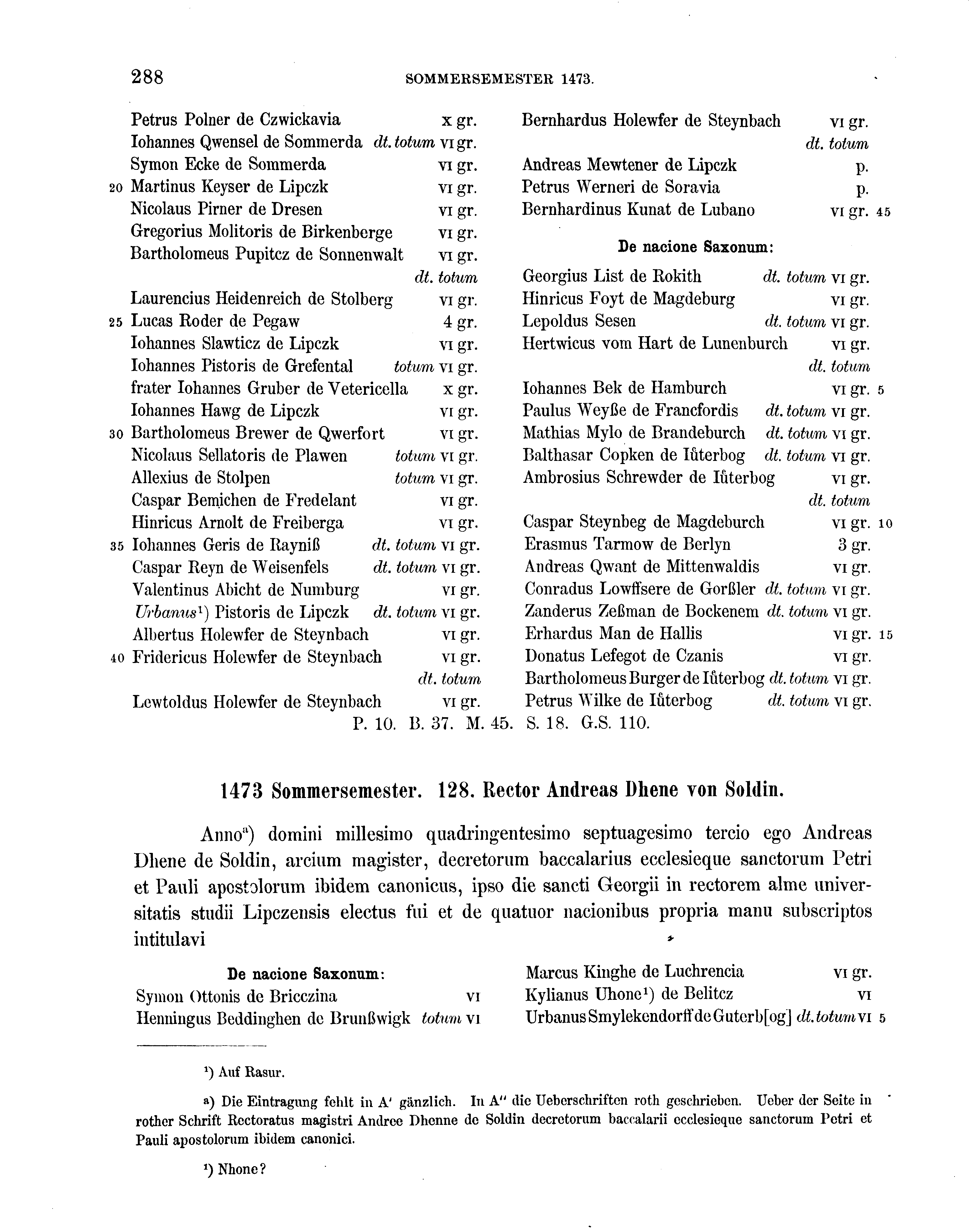 Historische Urkunde Seite 288 aus Band cds2_16