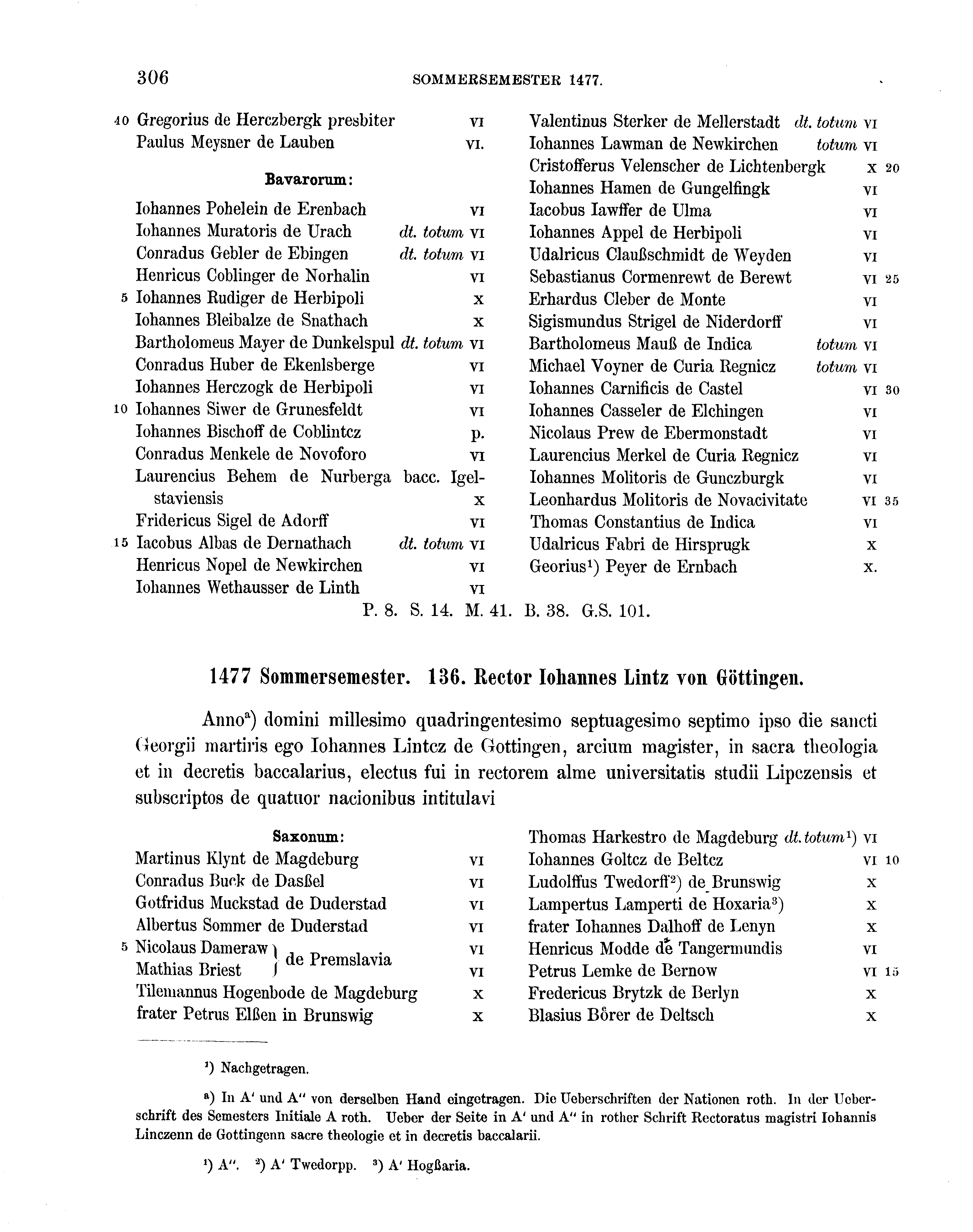 Historische Urkunde Seite 306 aus Band cds2_16