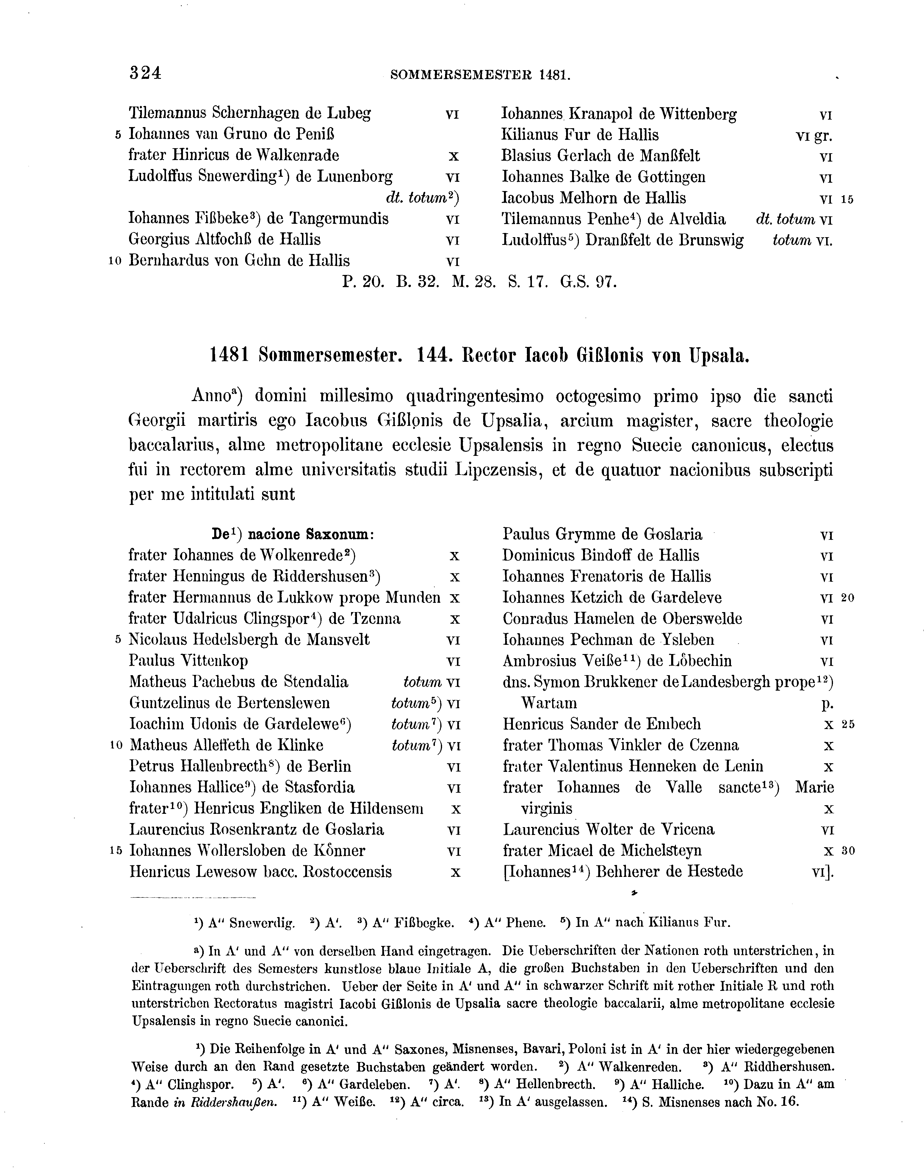 Historische Urkunde Seite 324 aus Band cds2_16