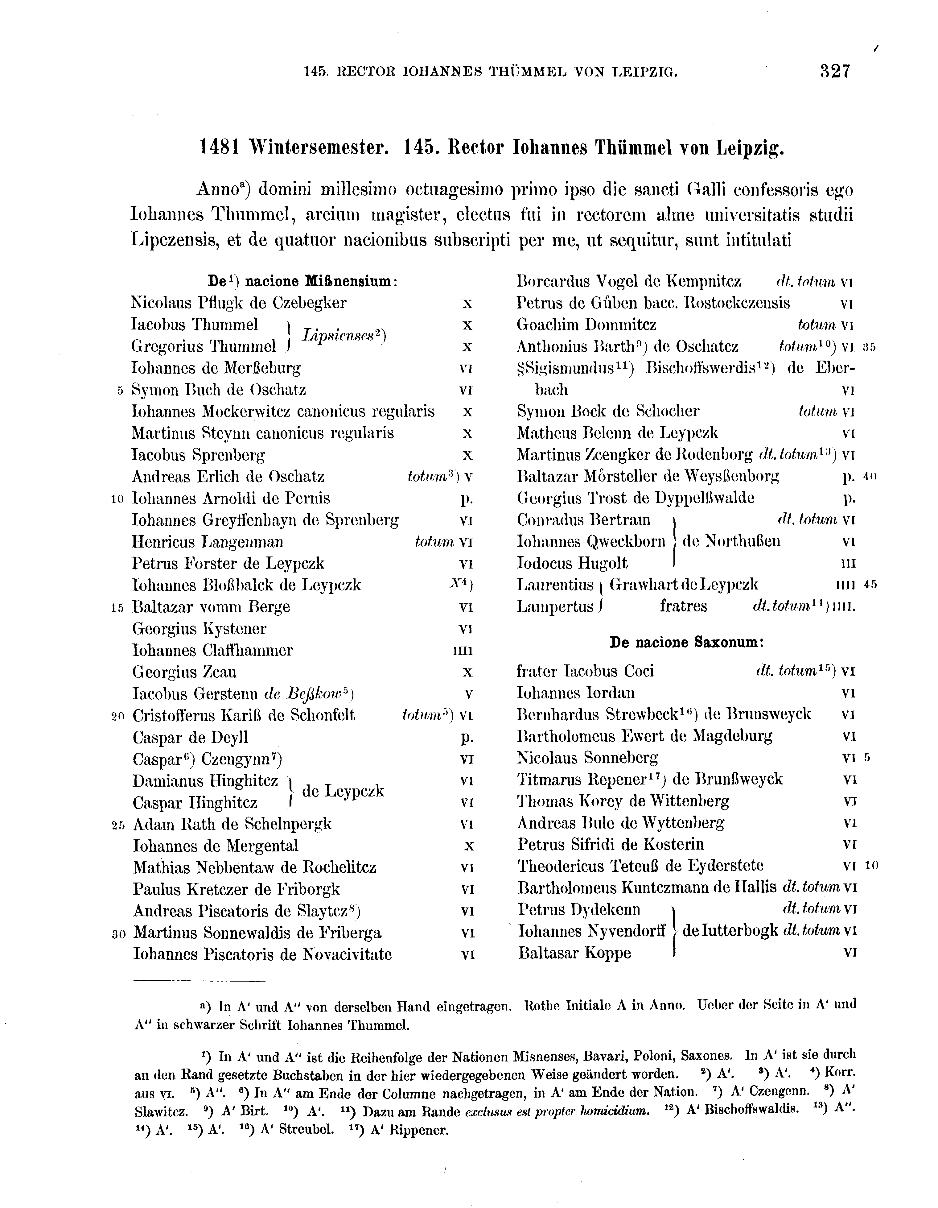 Historische Urkunde Seite 327 aus Band cds2_16