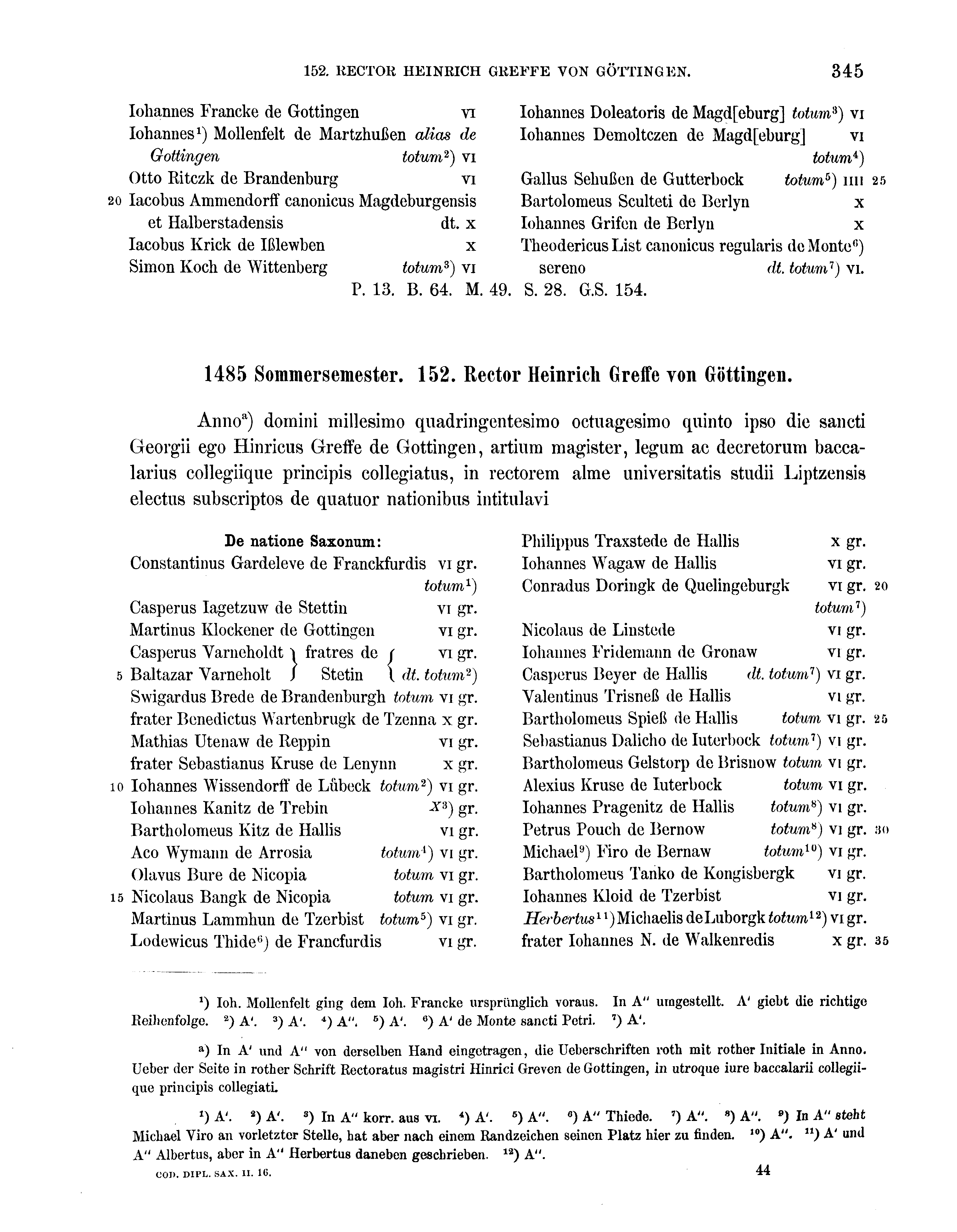 Historische Urkunde Seite 345 aus Band cds2_16