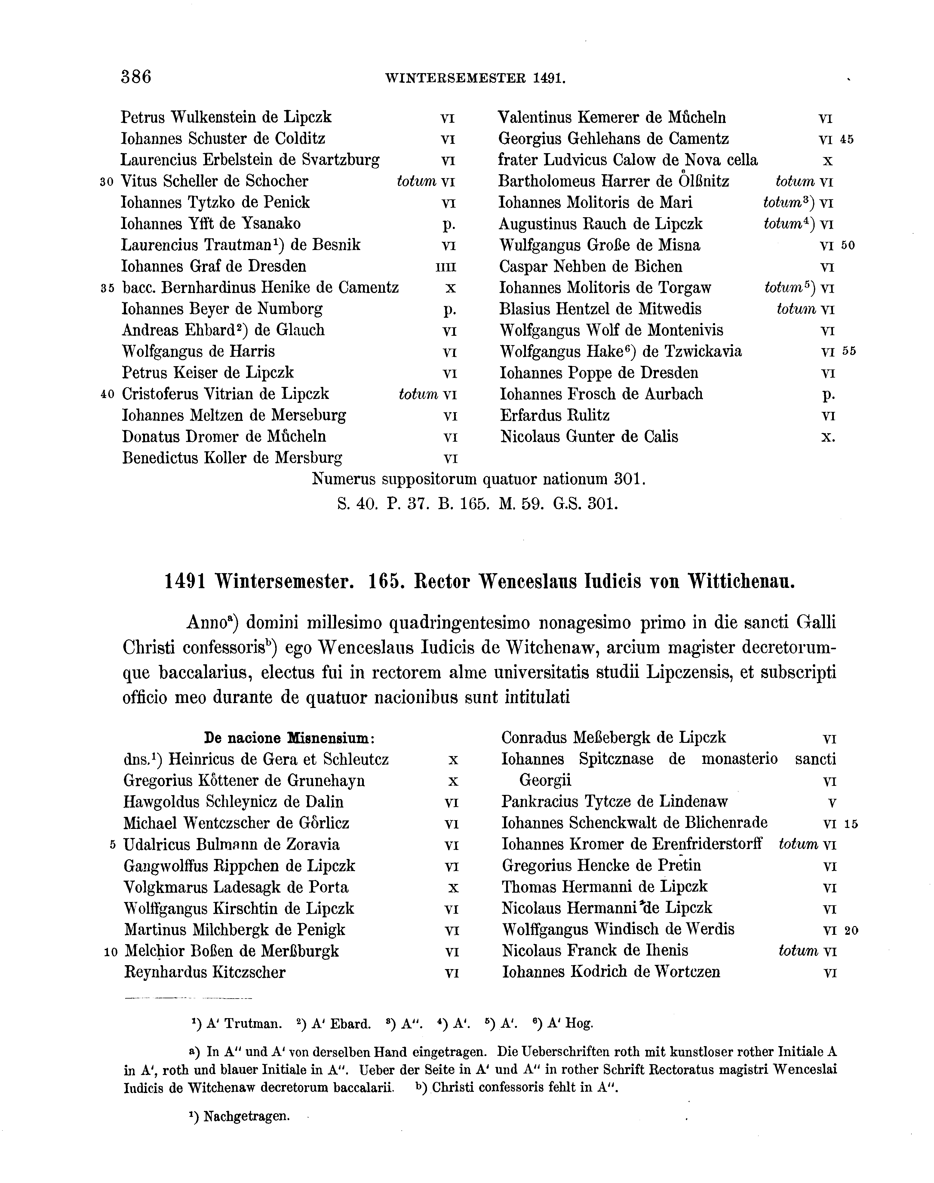 Historische Urkunde Seite 386 aus Band cds2_16