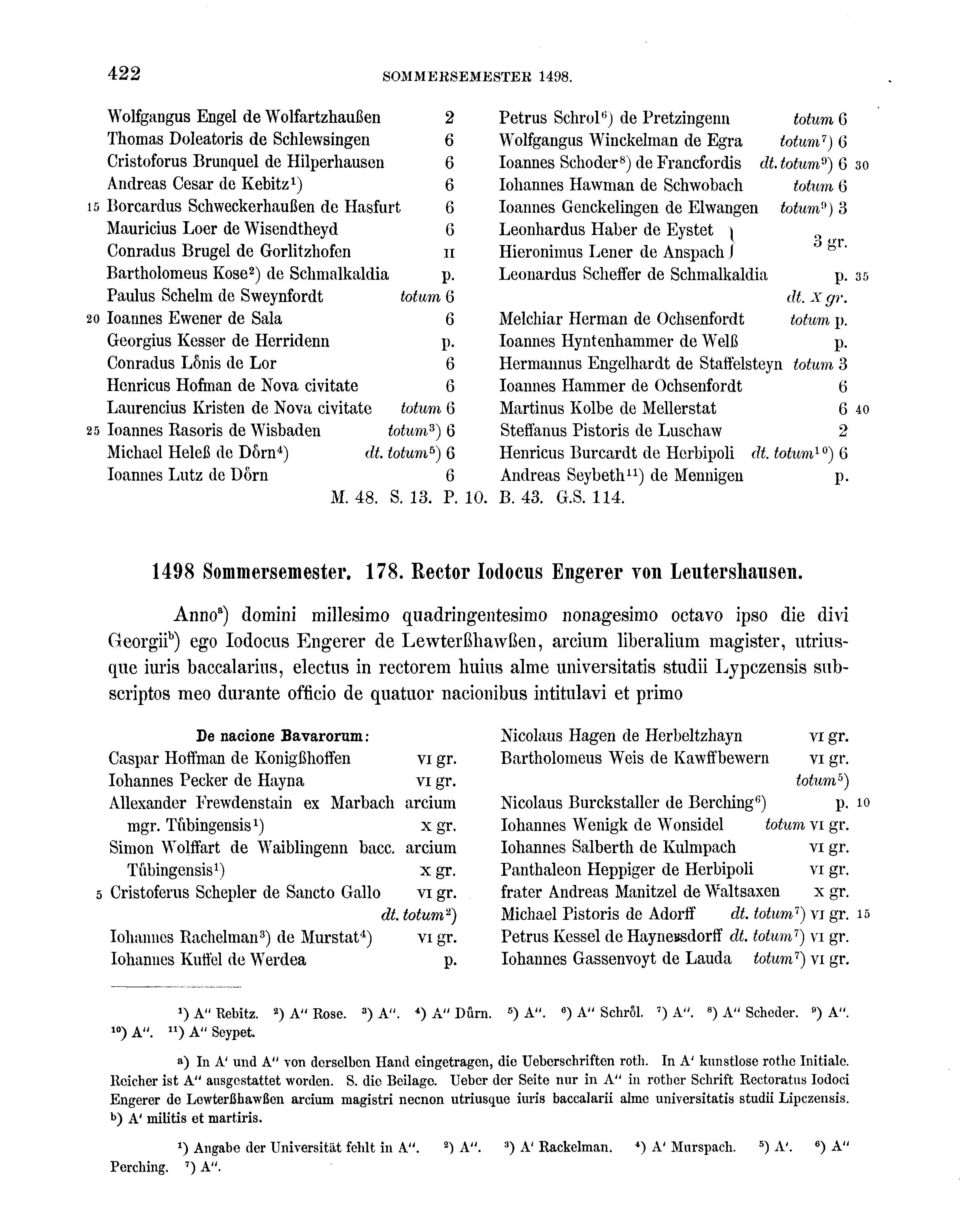 Historische Urkunde Seite 422 aus Band cds2_16