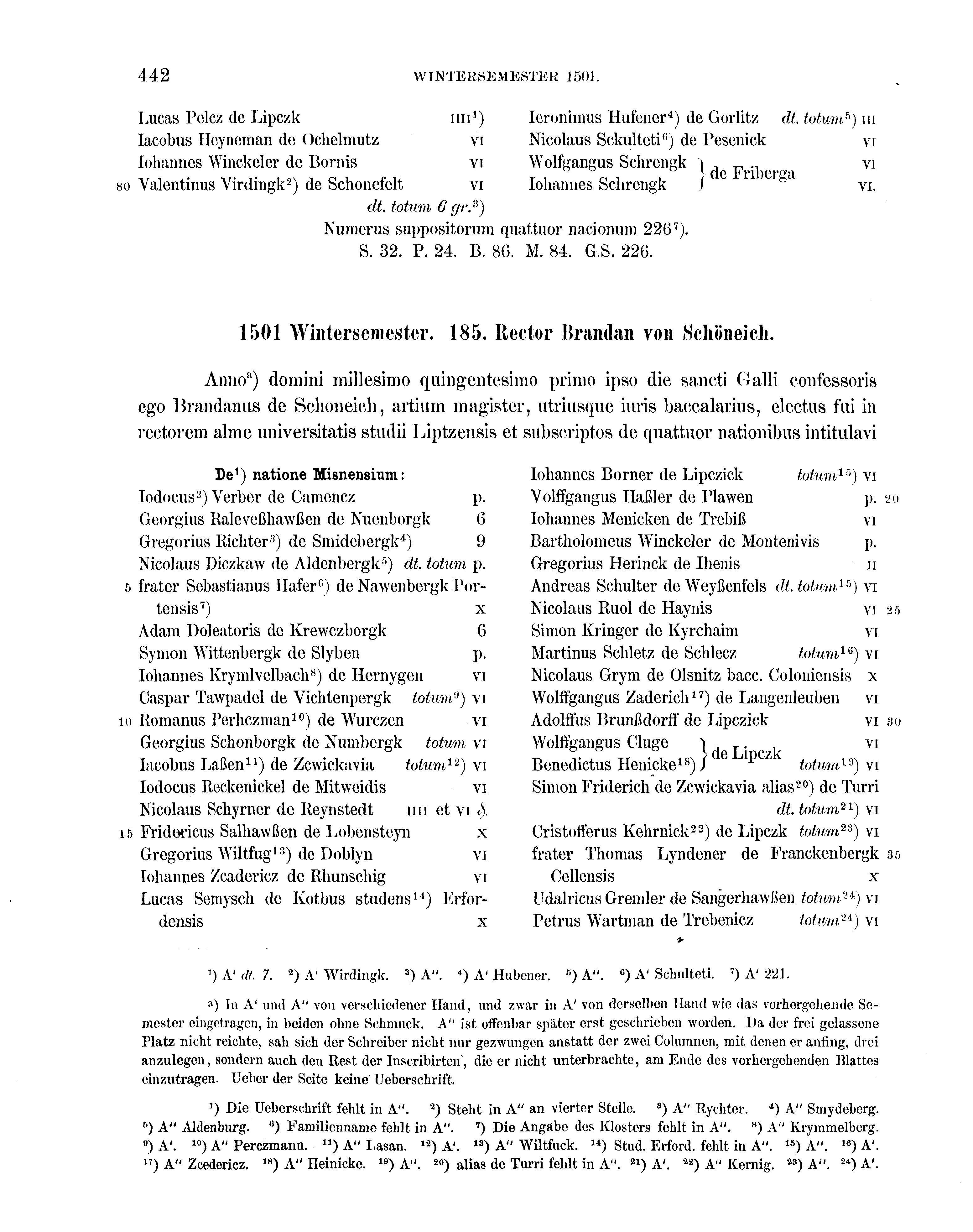 Historische Urkunde Seite 442 aus Band cds2_16