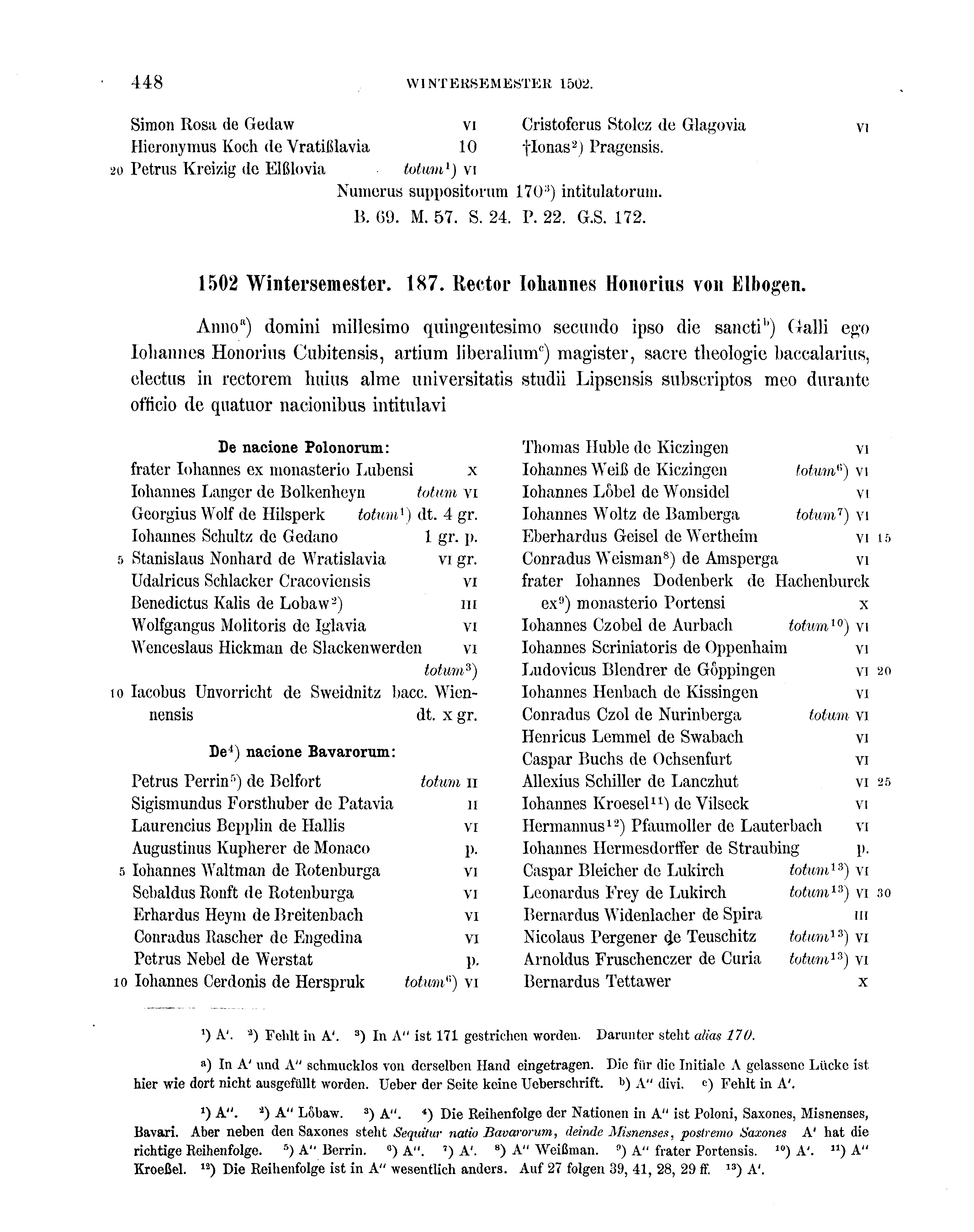 Historische Urkunde Seite 448 aus Band cds2_16