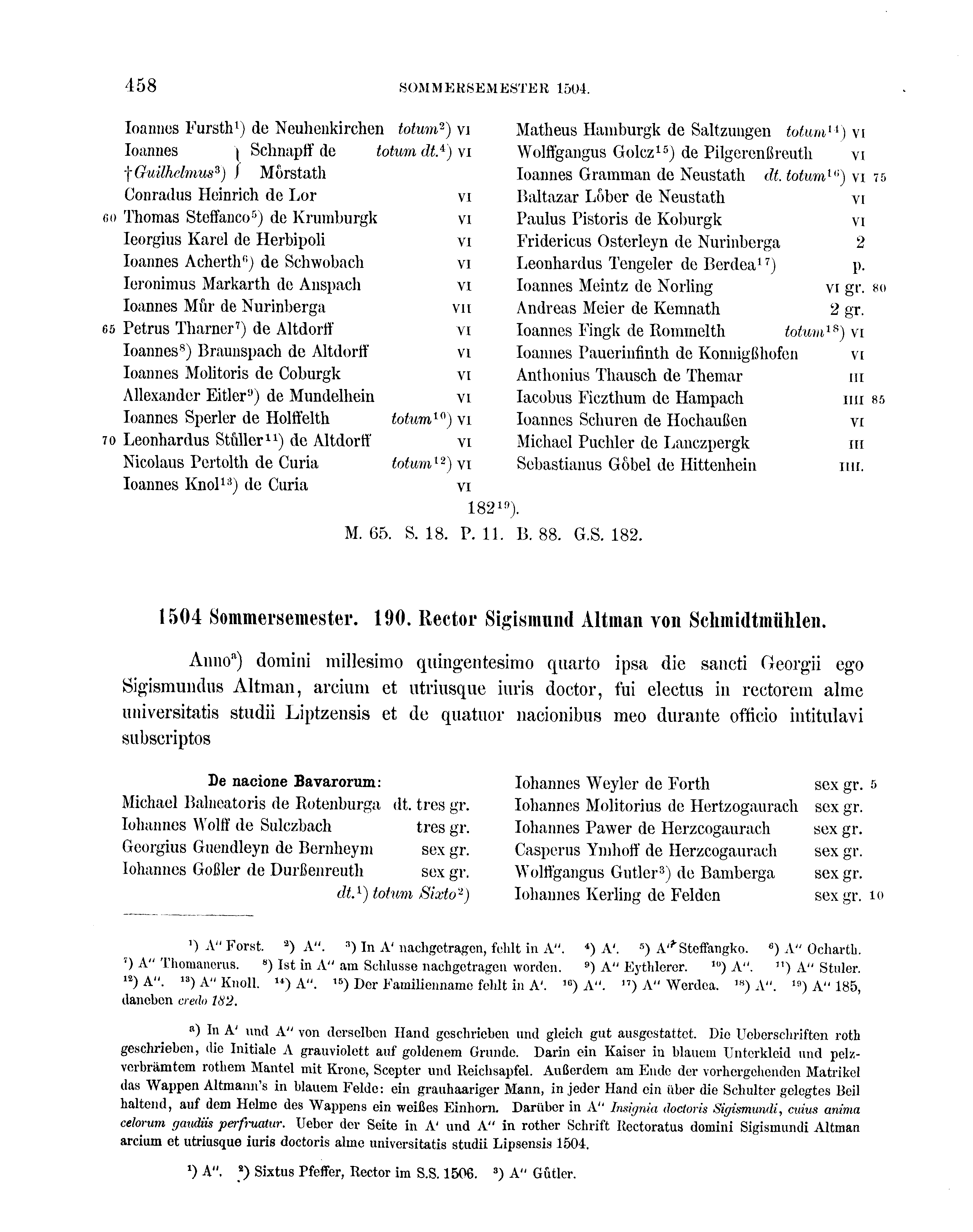Historische Urkunde Seite 458 aus Band cds2_16