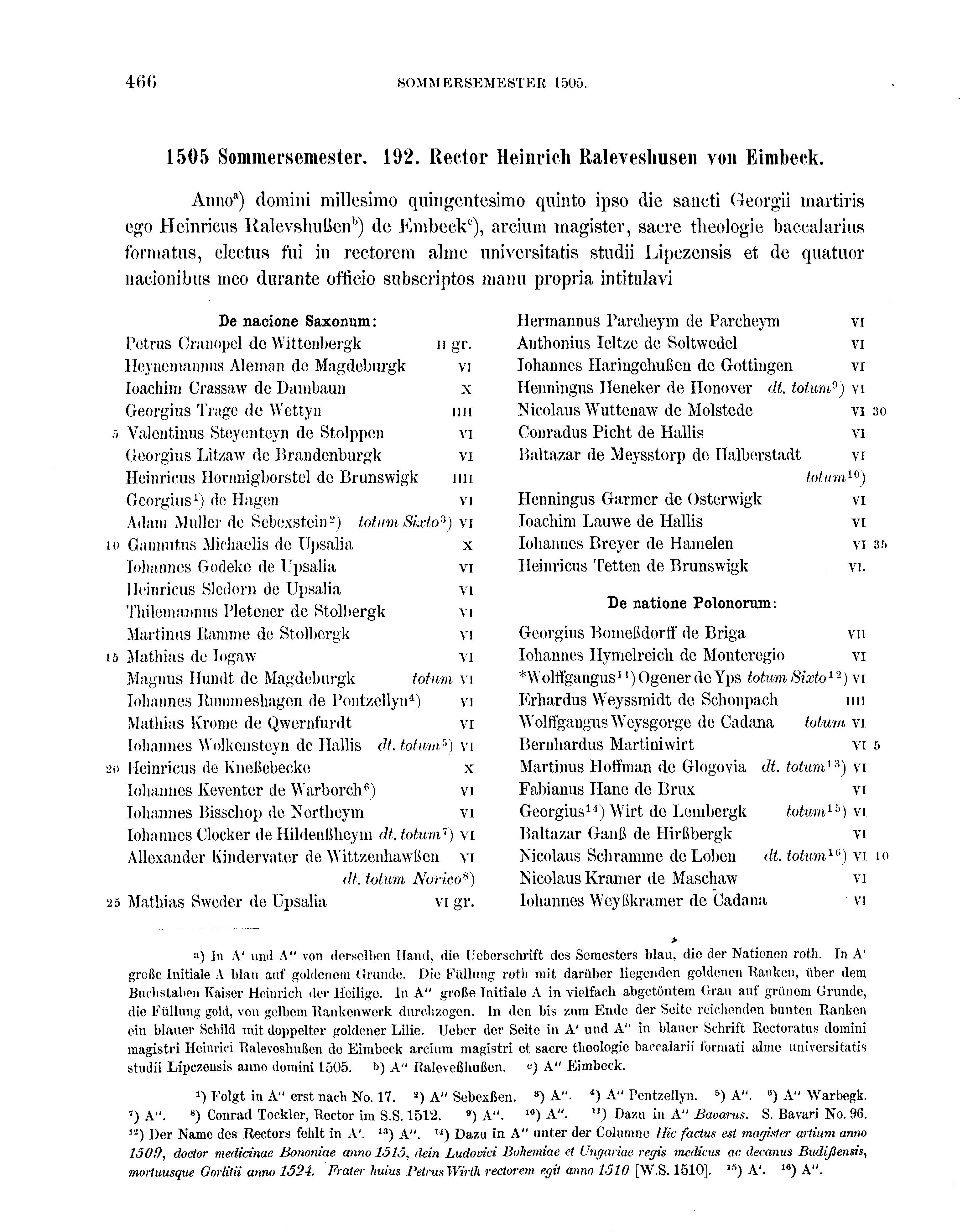 Historische Urkunde Seite 466 aus Band cds2_16
