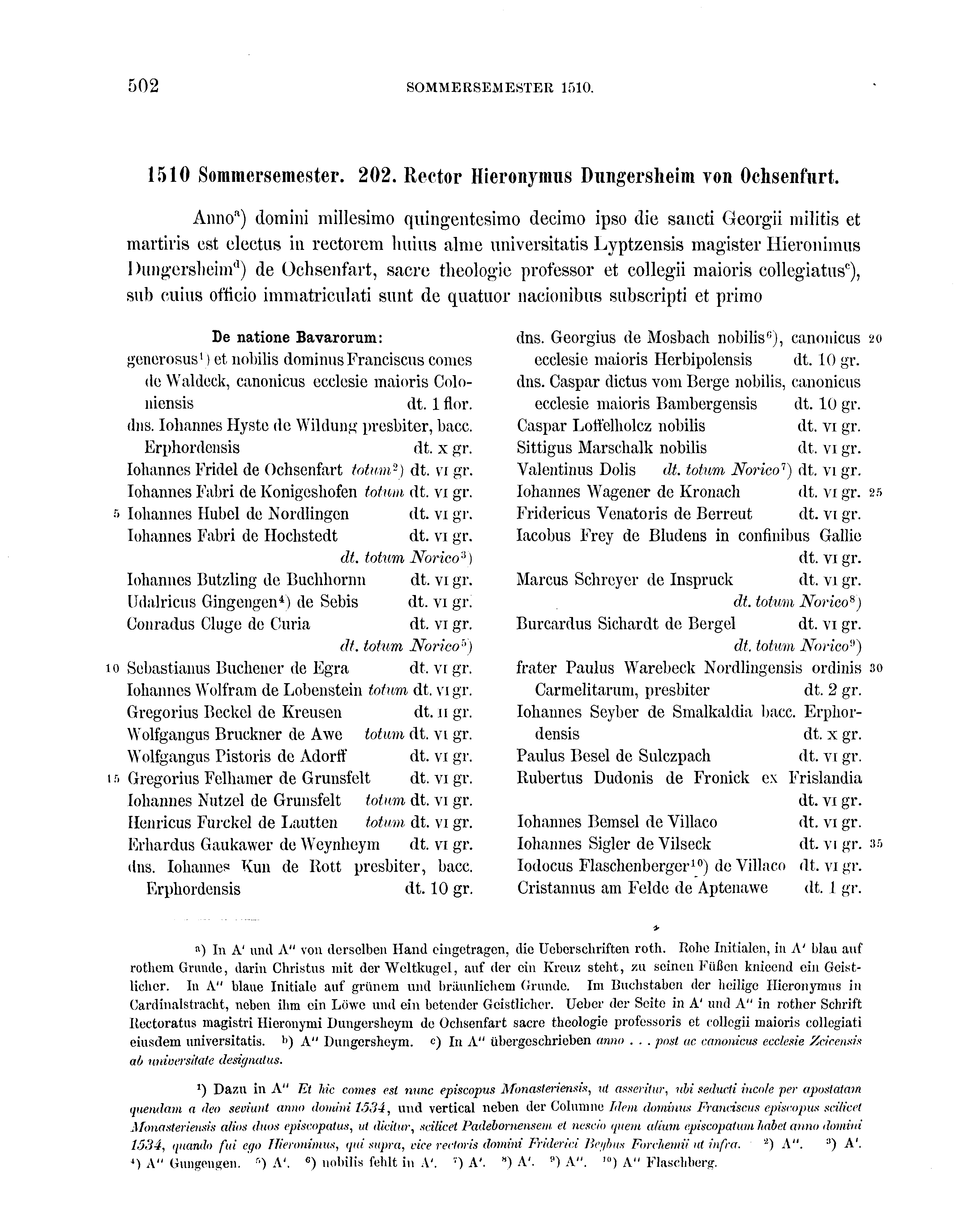 Historische Urkunde Seite 502 aus Band cds2_16