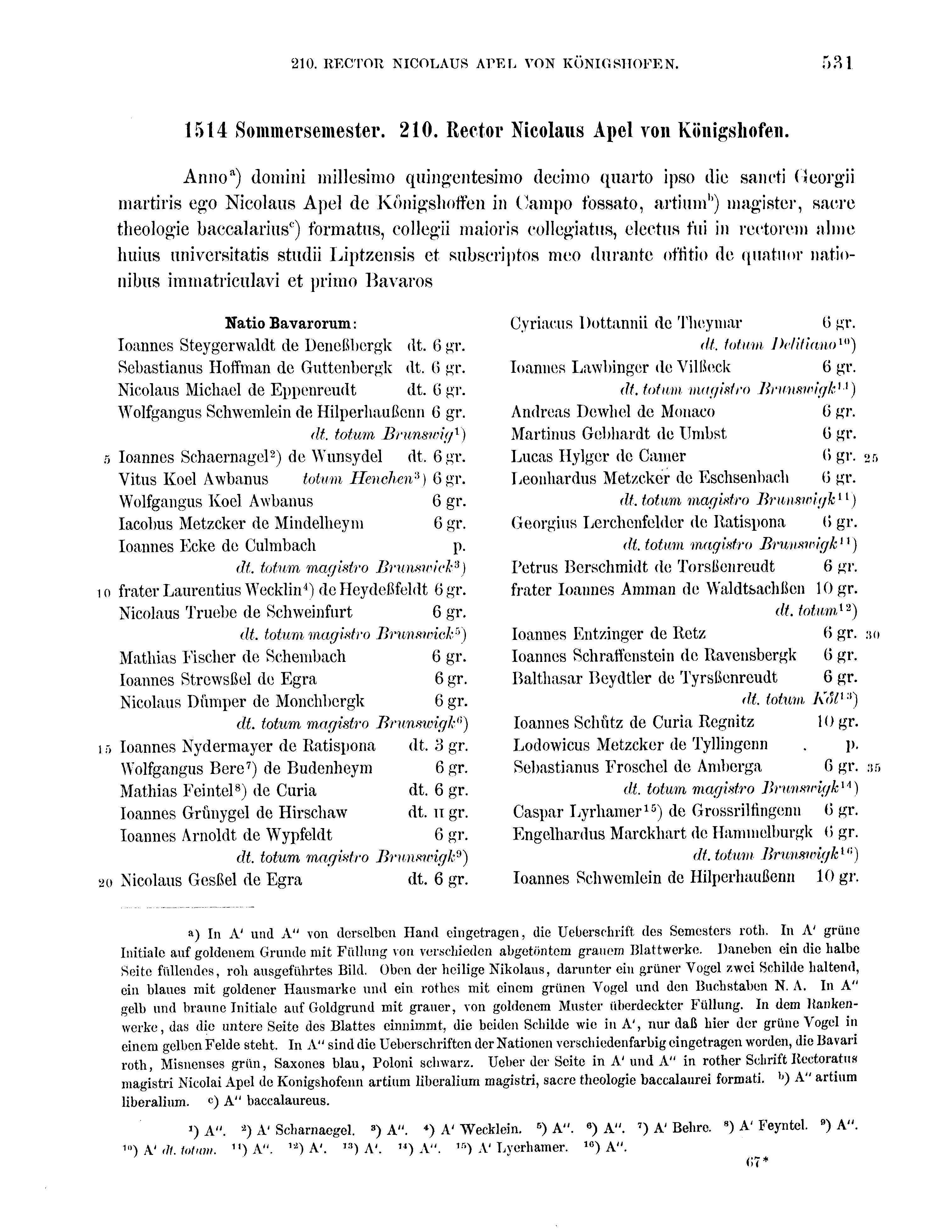 Historische Urkunde Seite 531 aus Band cds2_16