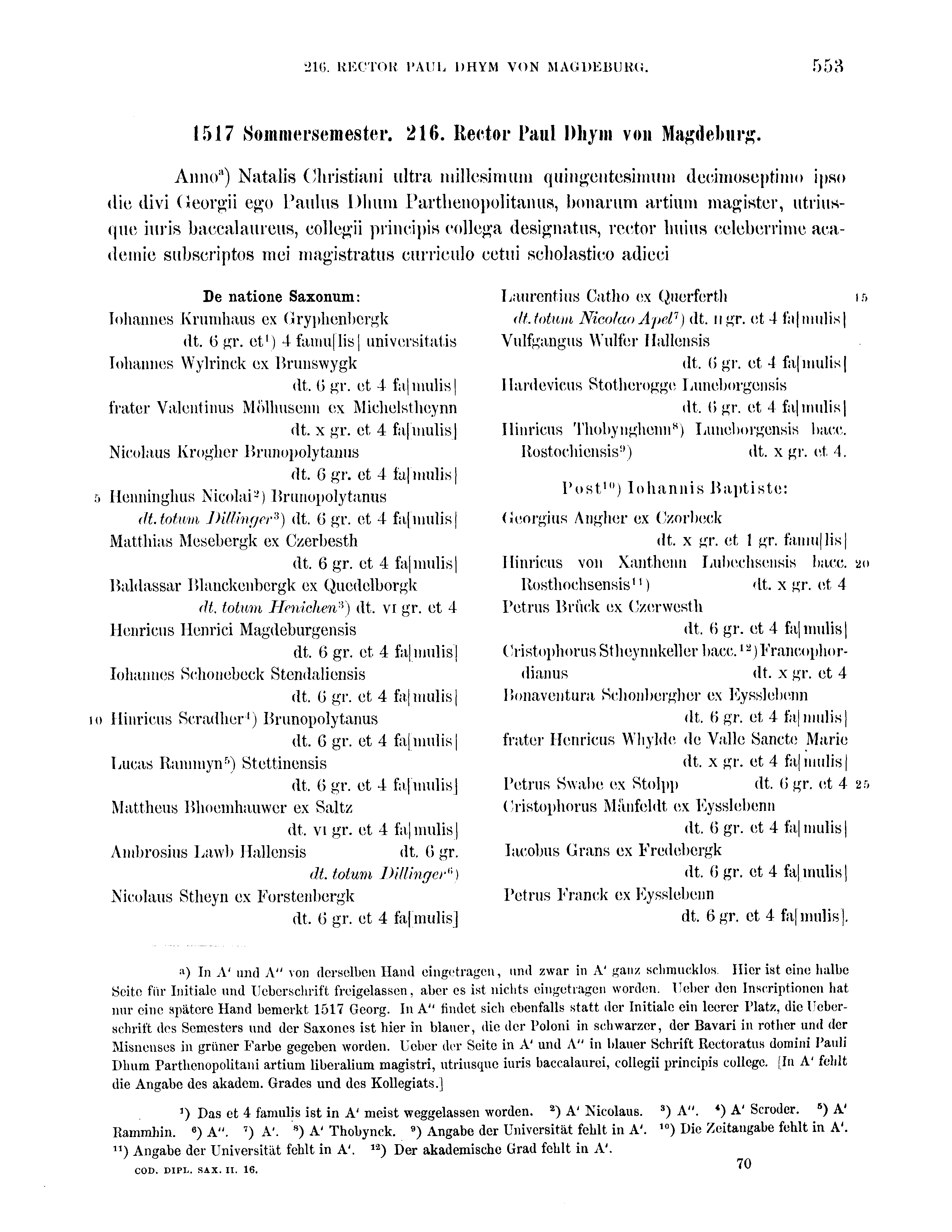 Historische Urkunde Seite 553 aus Band cds2_16