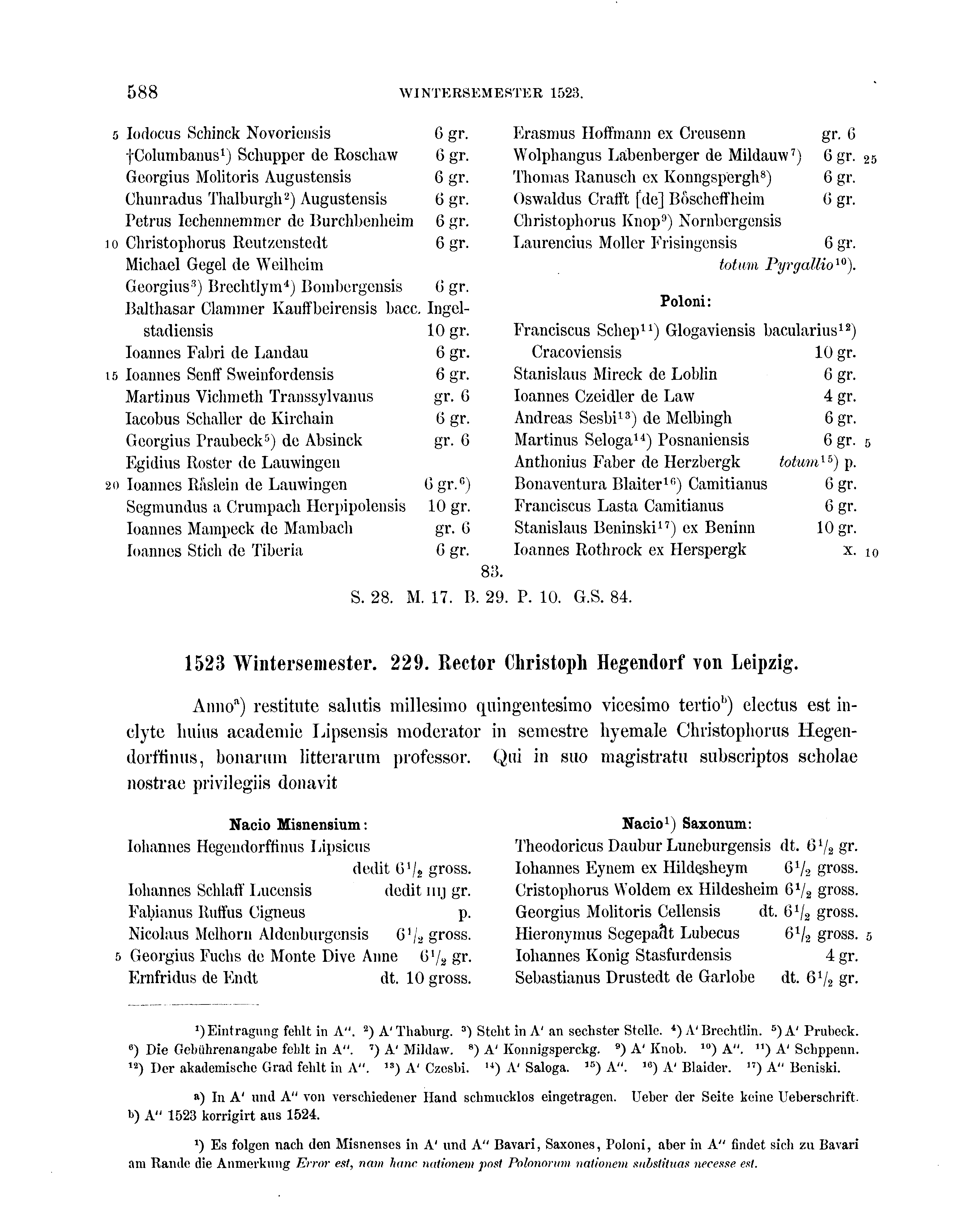 Historische Urkunde Seite 588 aus Band cds2_16