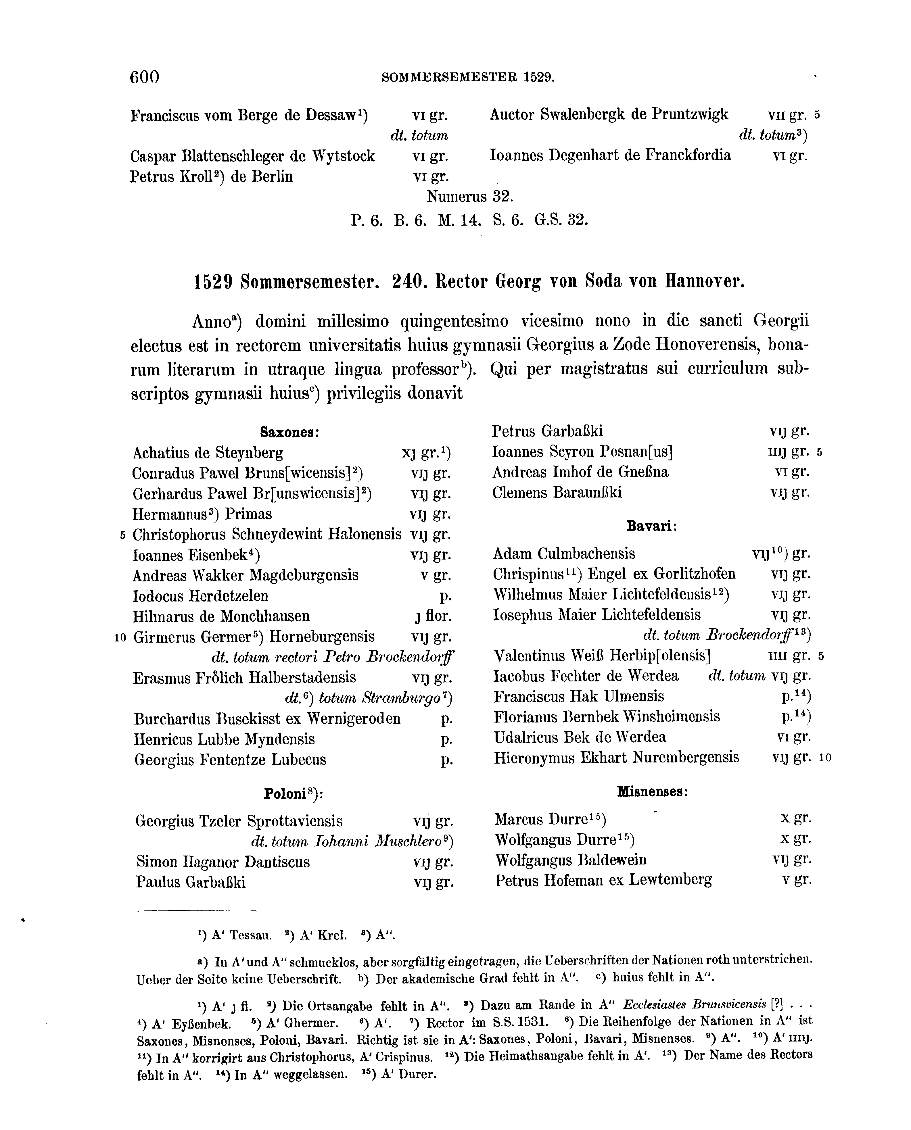 Historische Urkunde Seite 600 aus Band cds2_16