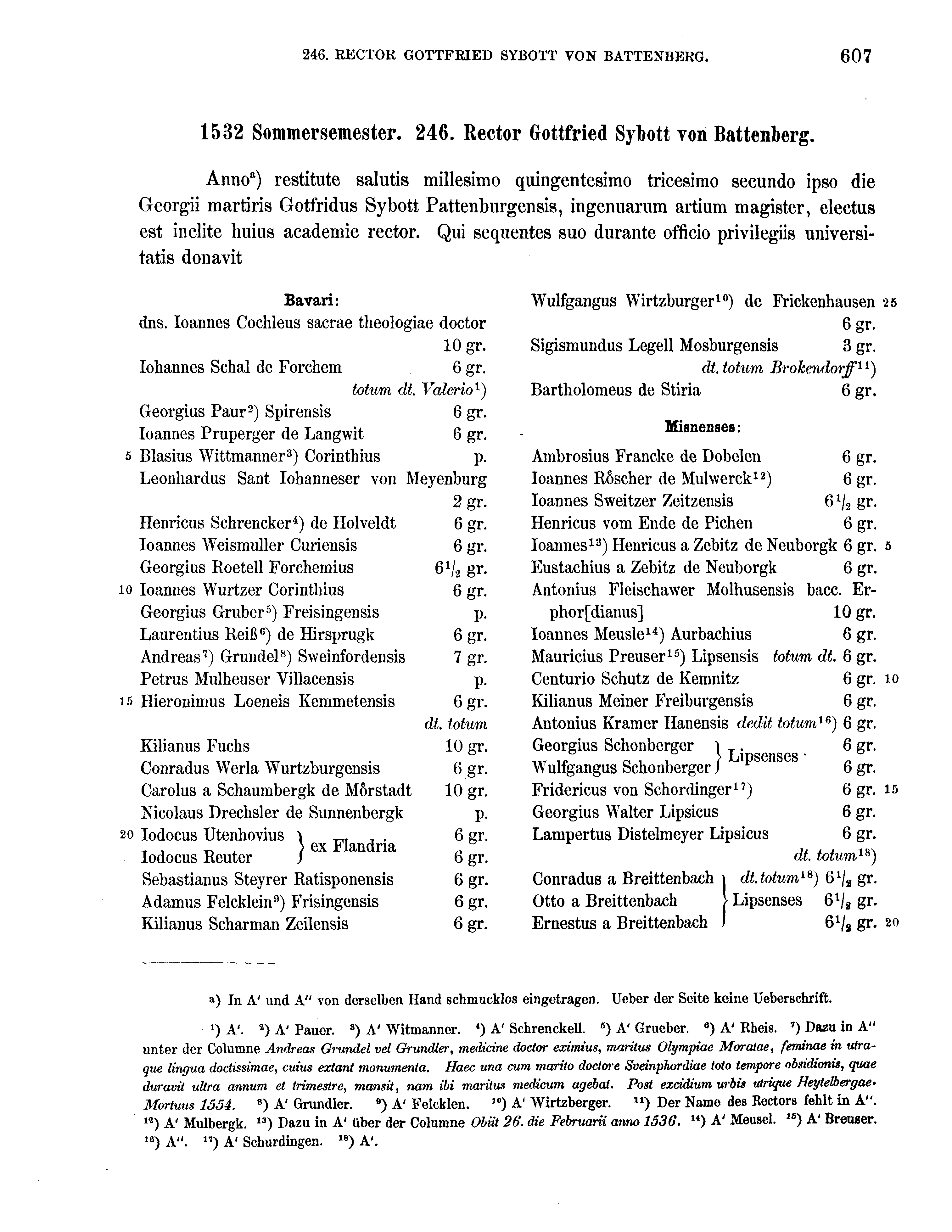 Historische Urkunde Seite 607 aus Band cds2_16