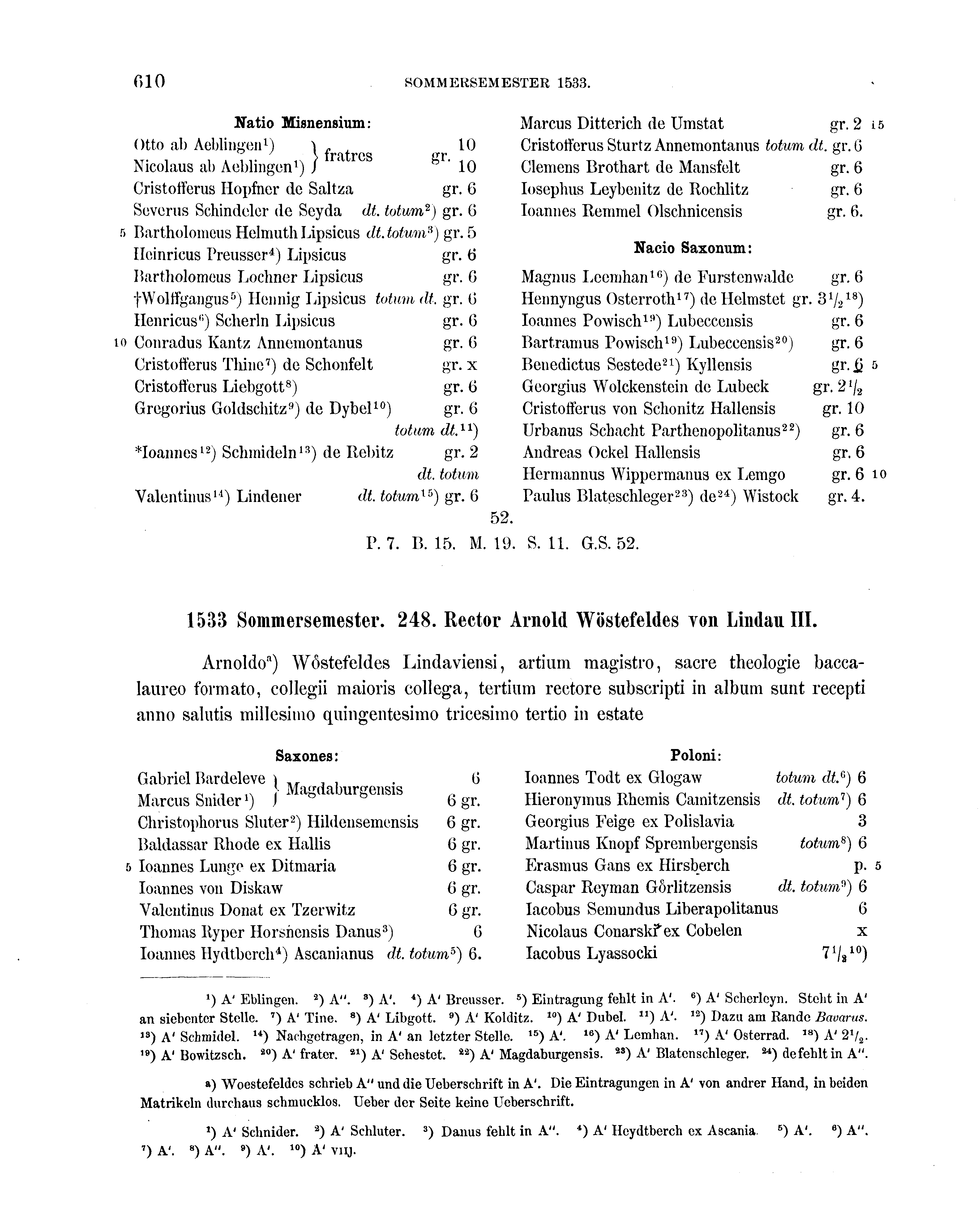 Historische Urkunde Seite 610 aus Band cds2_16