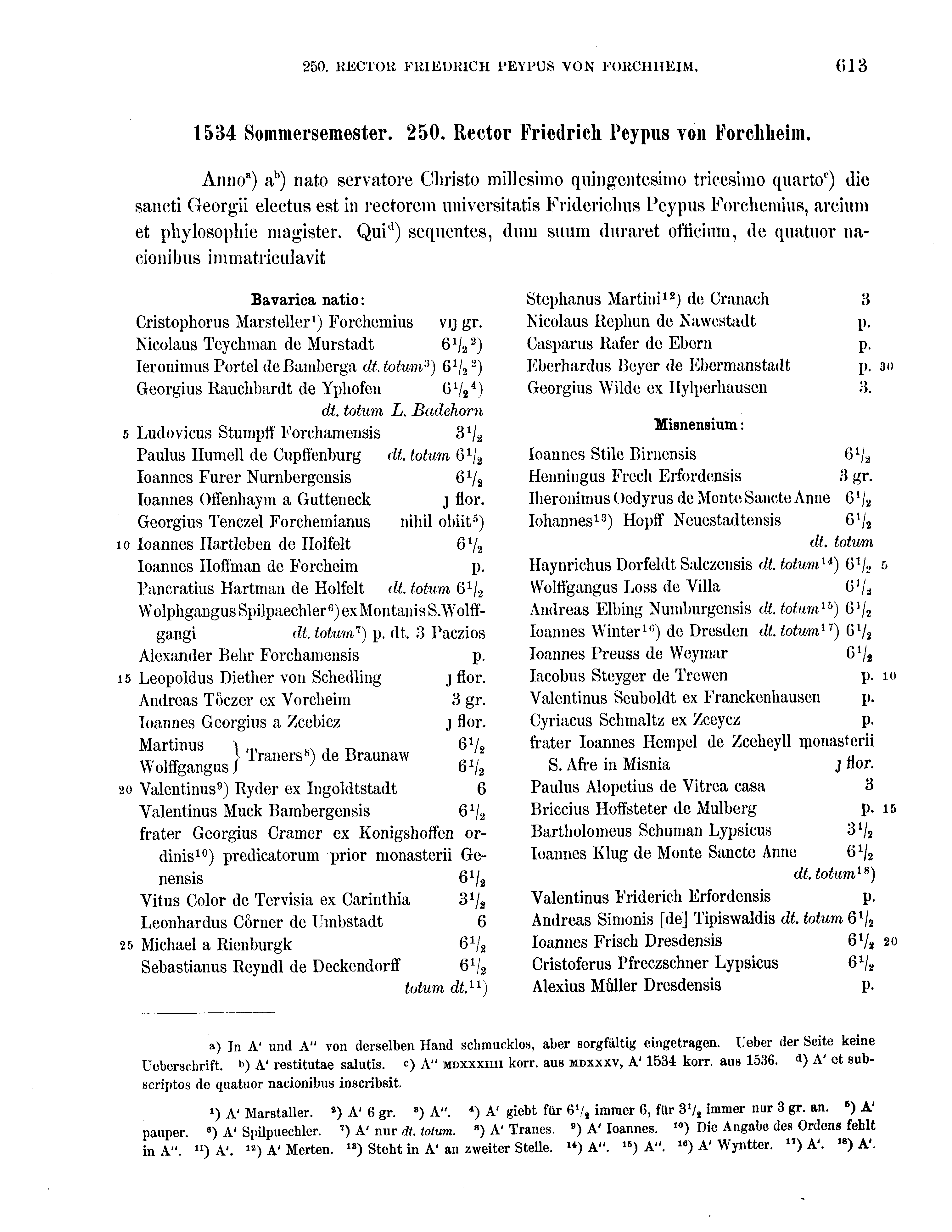 Historische Urkunde Seite 613 aus Band cds2_16