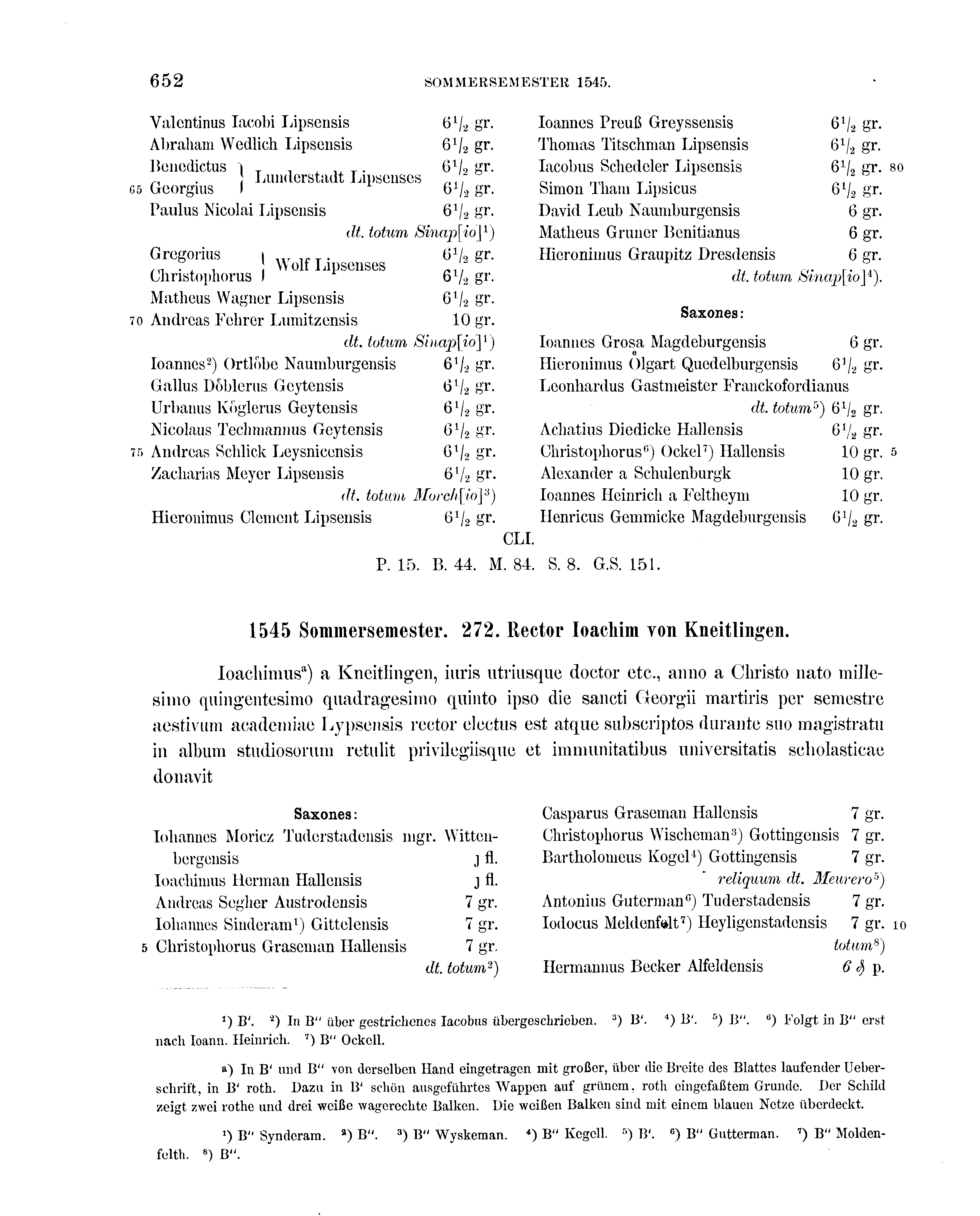 Historische Urkunde Seite 652 aus Band cds2_16