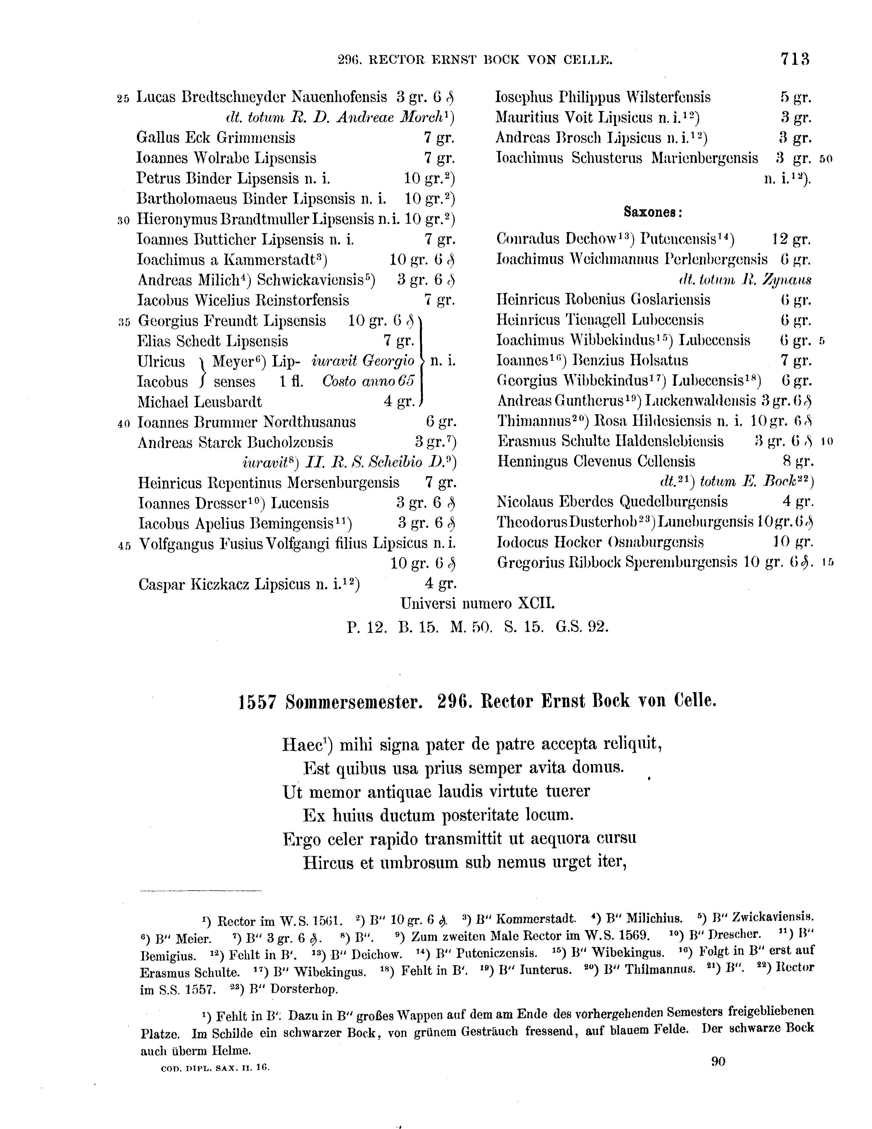 Historische Urkunde Seite 713 aus Band cds2_16