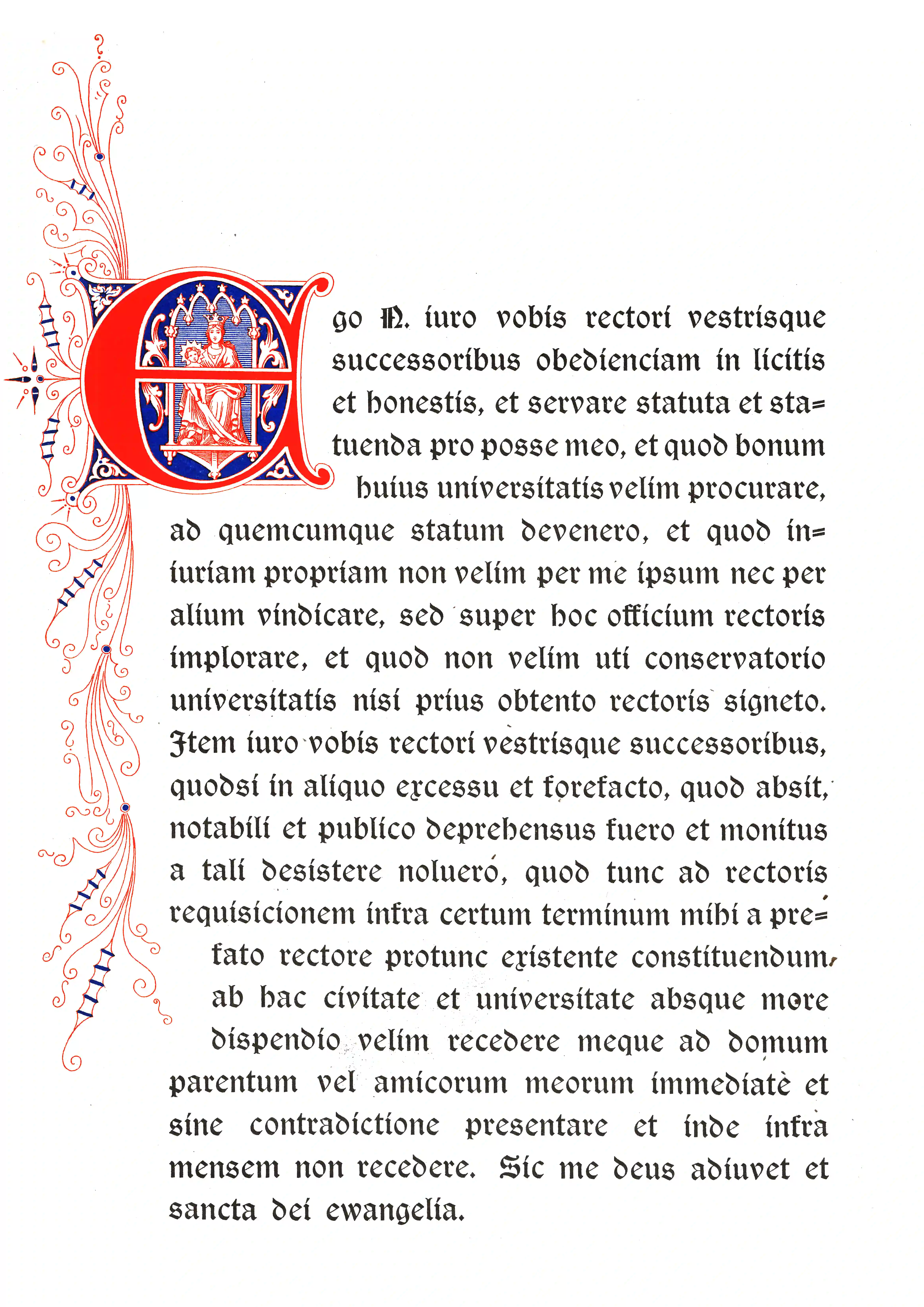 Historische Urkunde Seite 1 aus Band cds2_16