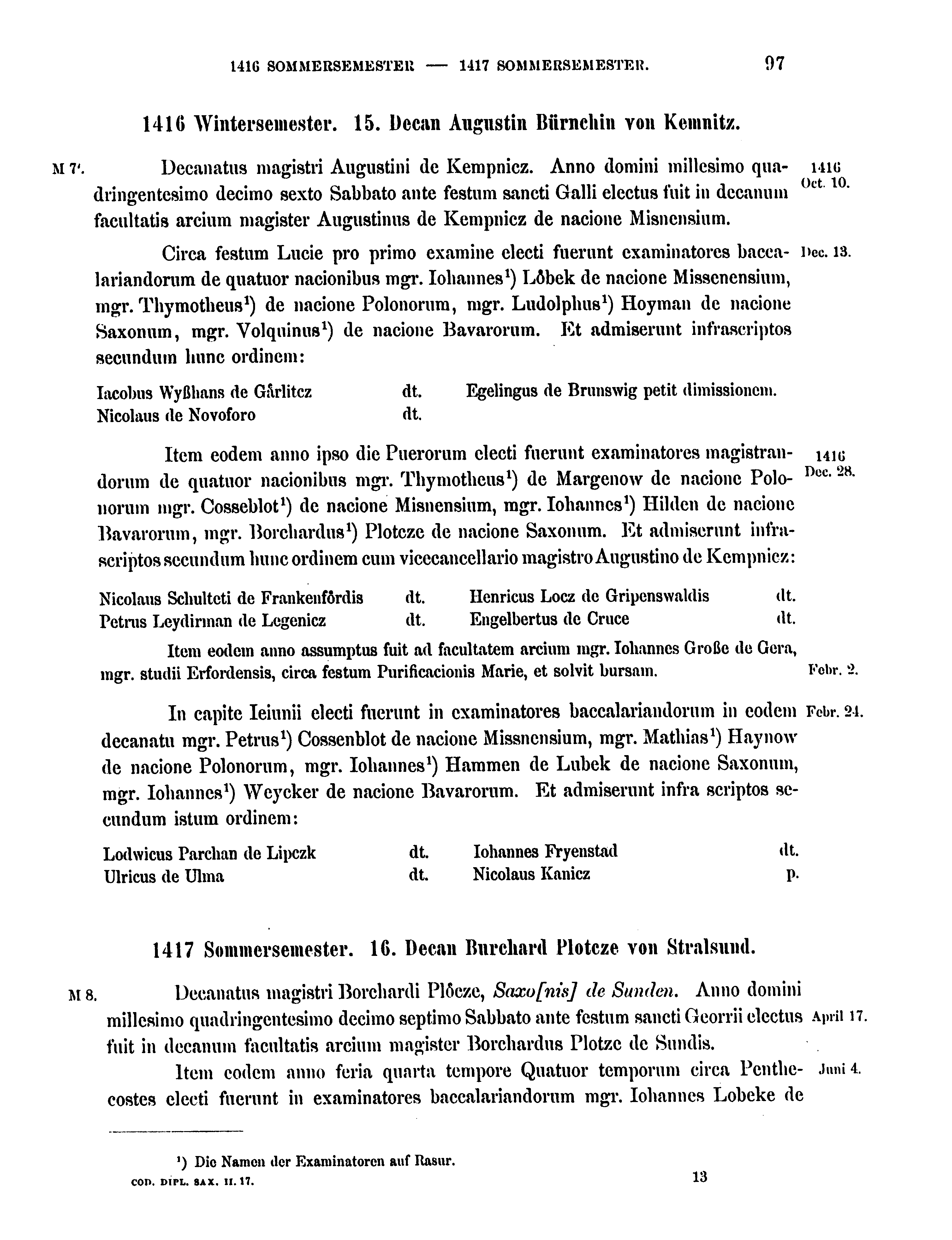 Historische Urkunde Seite 97 aus Band cds2_17