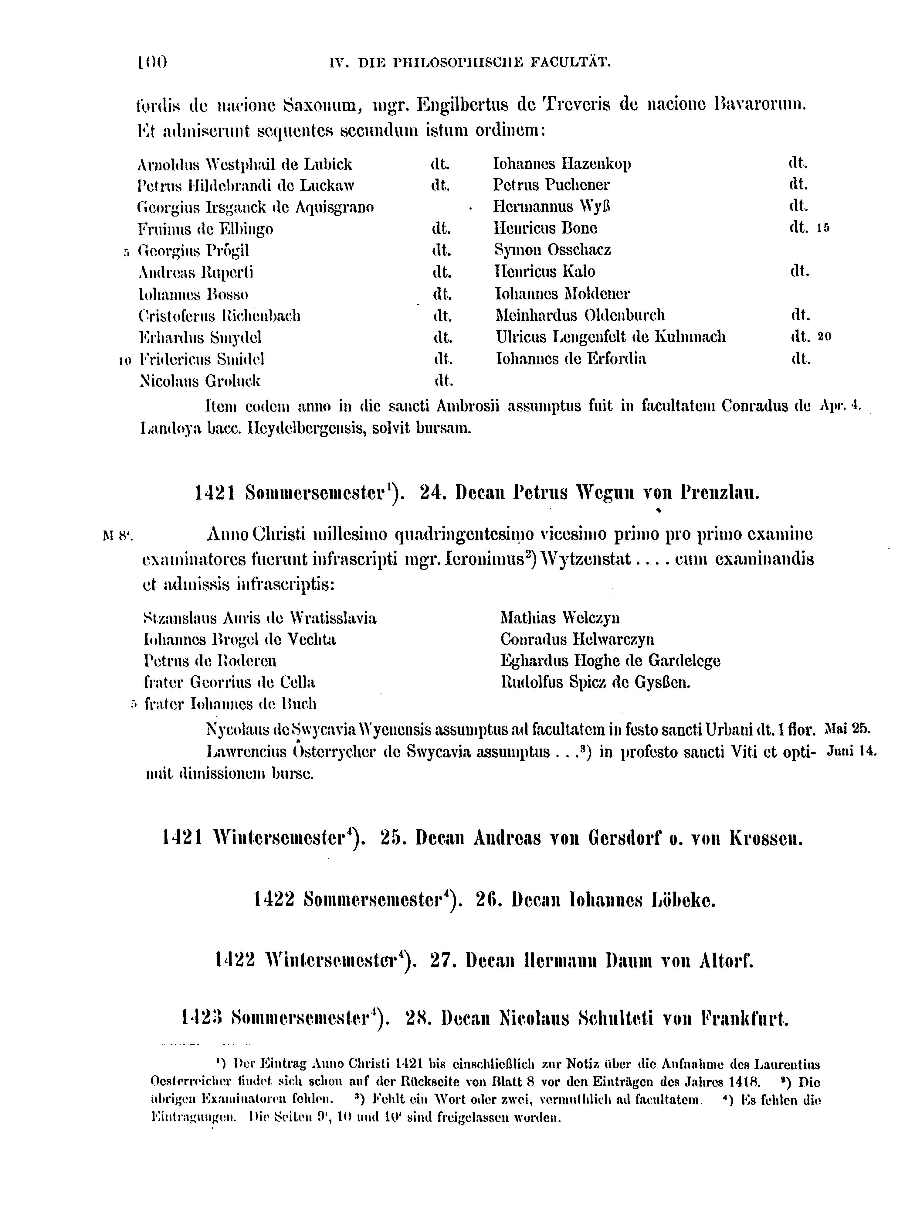 Historische Urkunde Seite 100 aus Band cds2_17