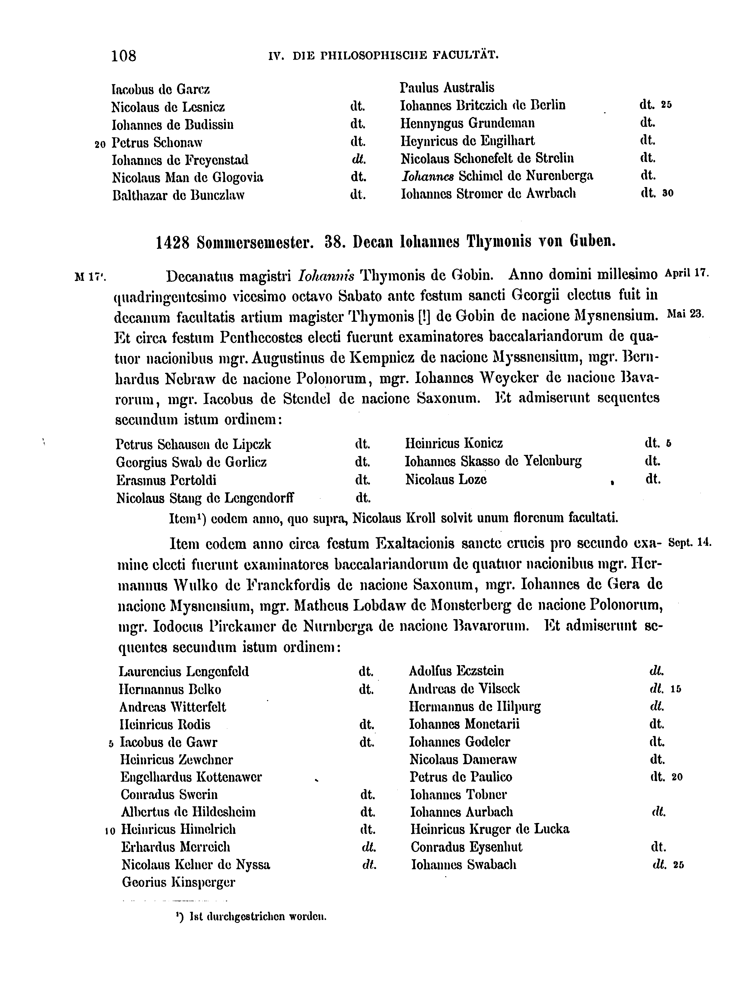 Historische Urkunde Seite 108 aus Band cds2_17