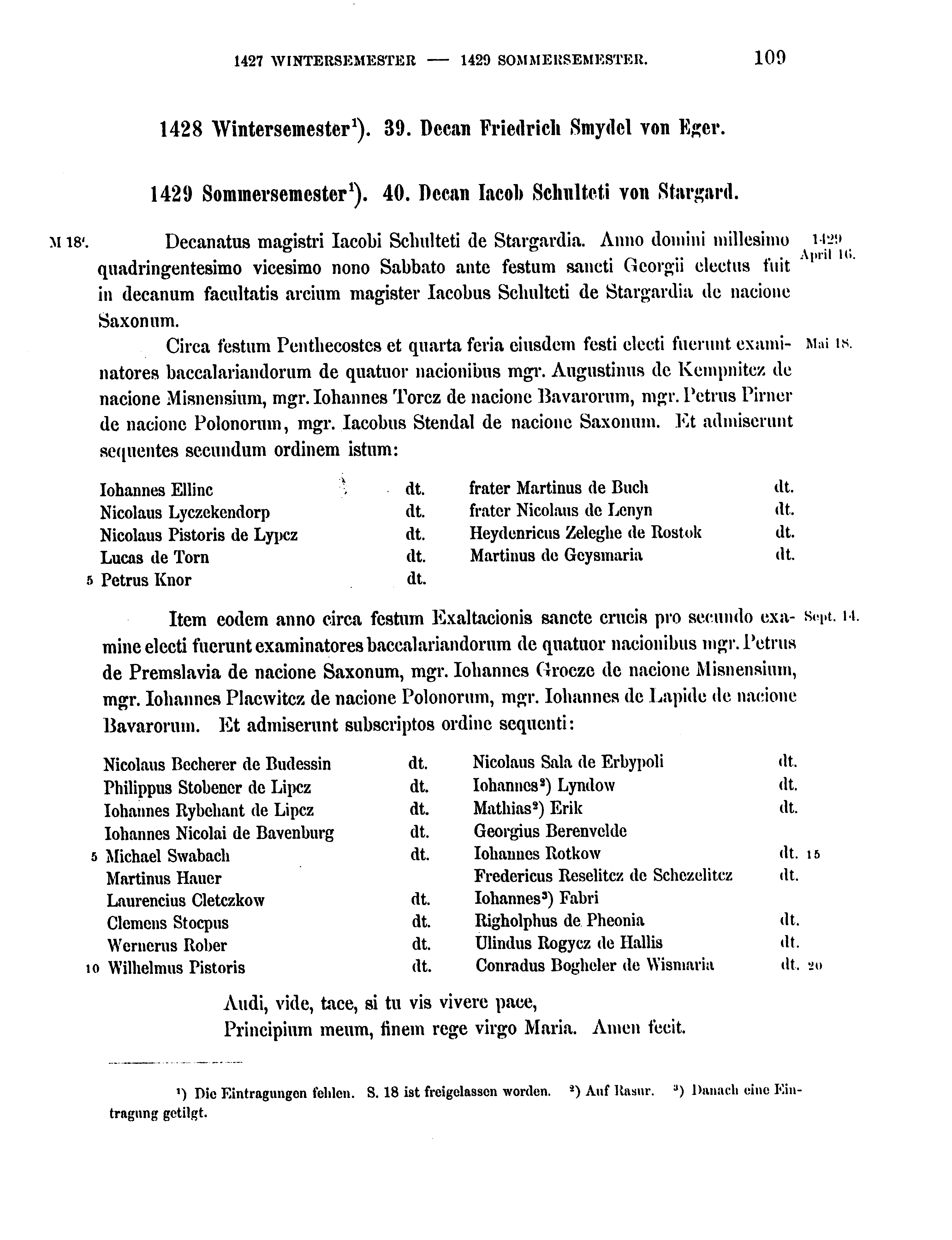 Historische Urkunde Seite 109 aus Band cds2_17