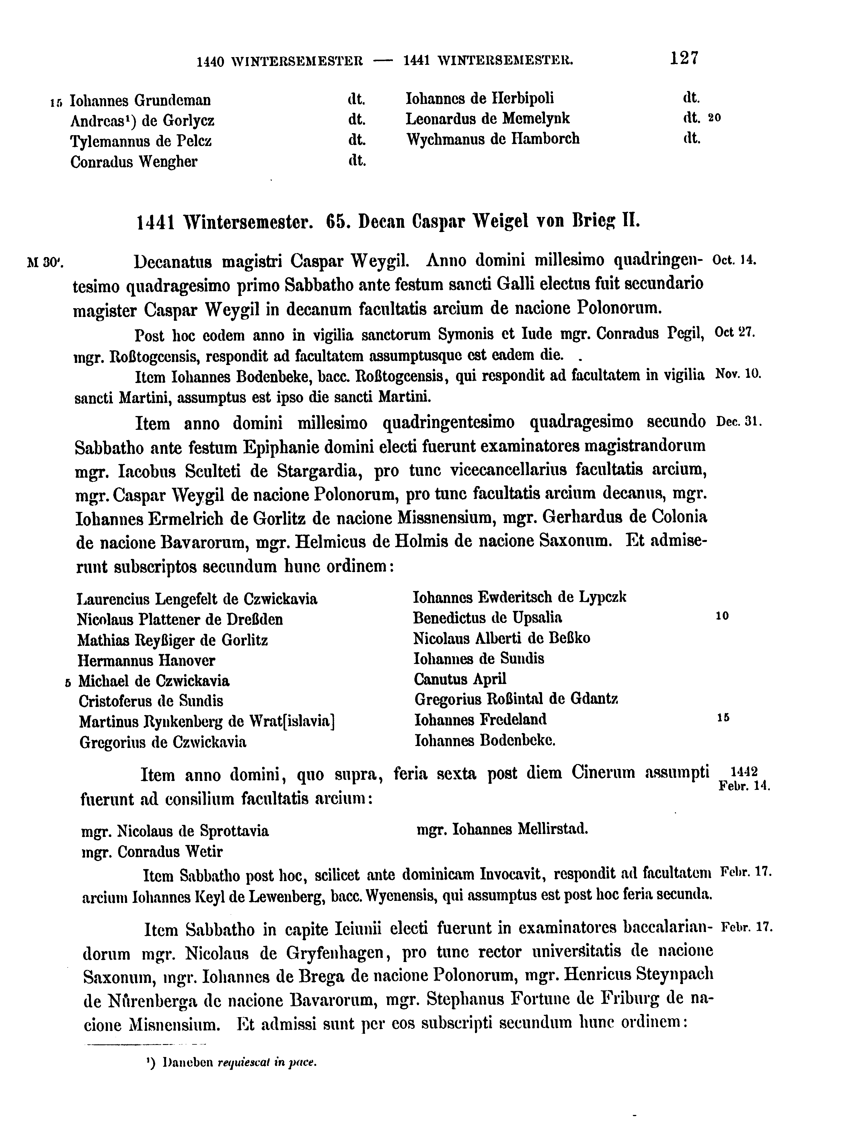 Historische Urkunde Seite 127 aus Band cds2_17