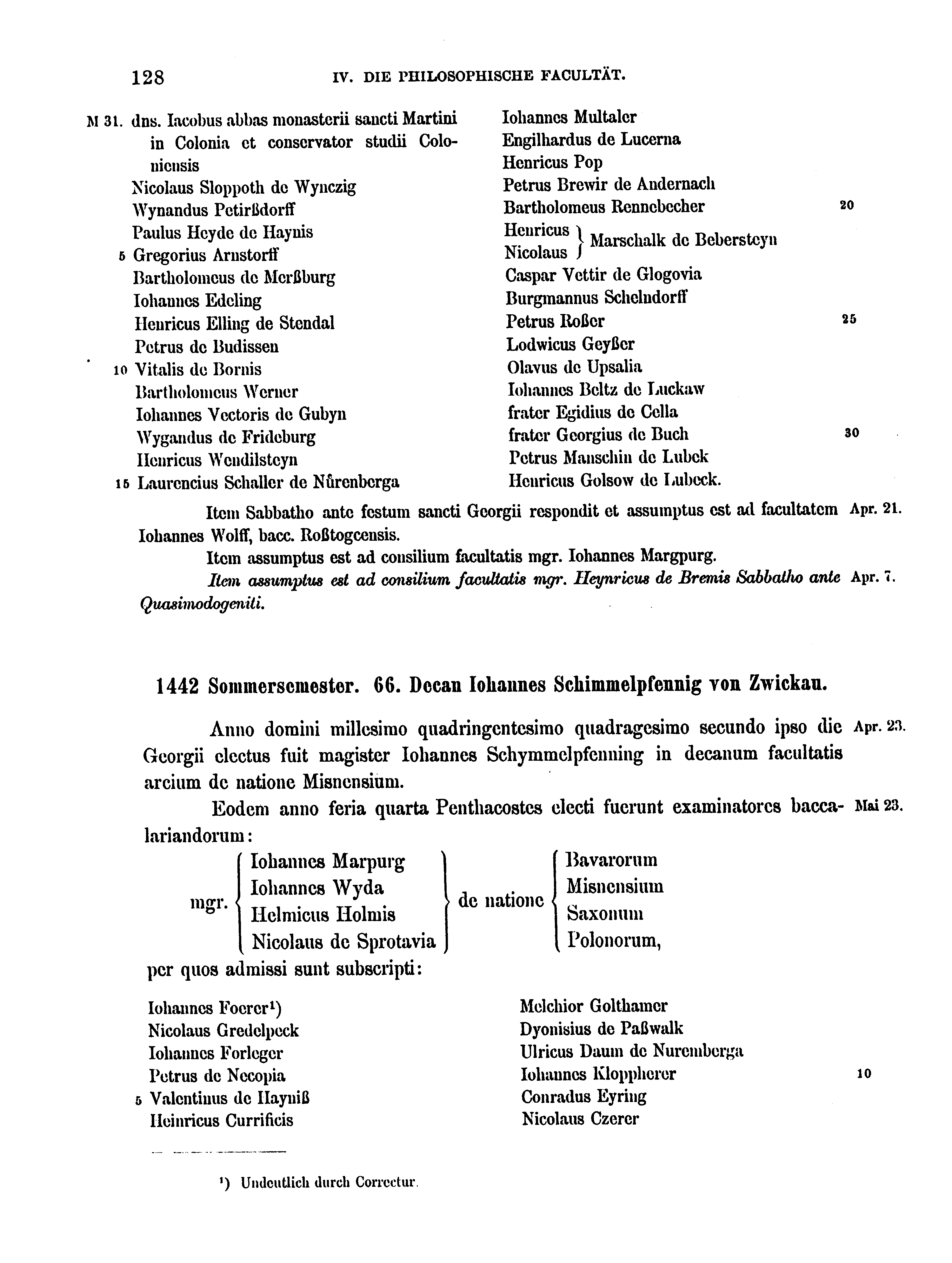 Historische Urkunde Seite 128 aus Band cds2_17