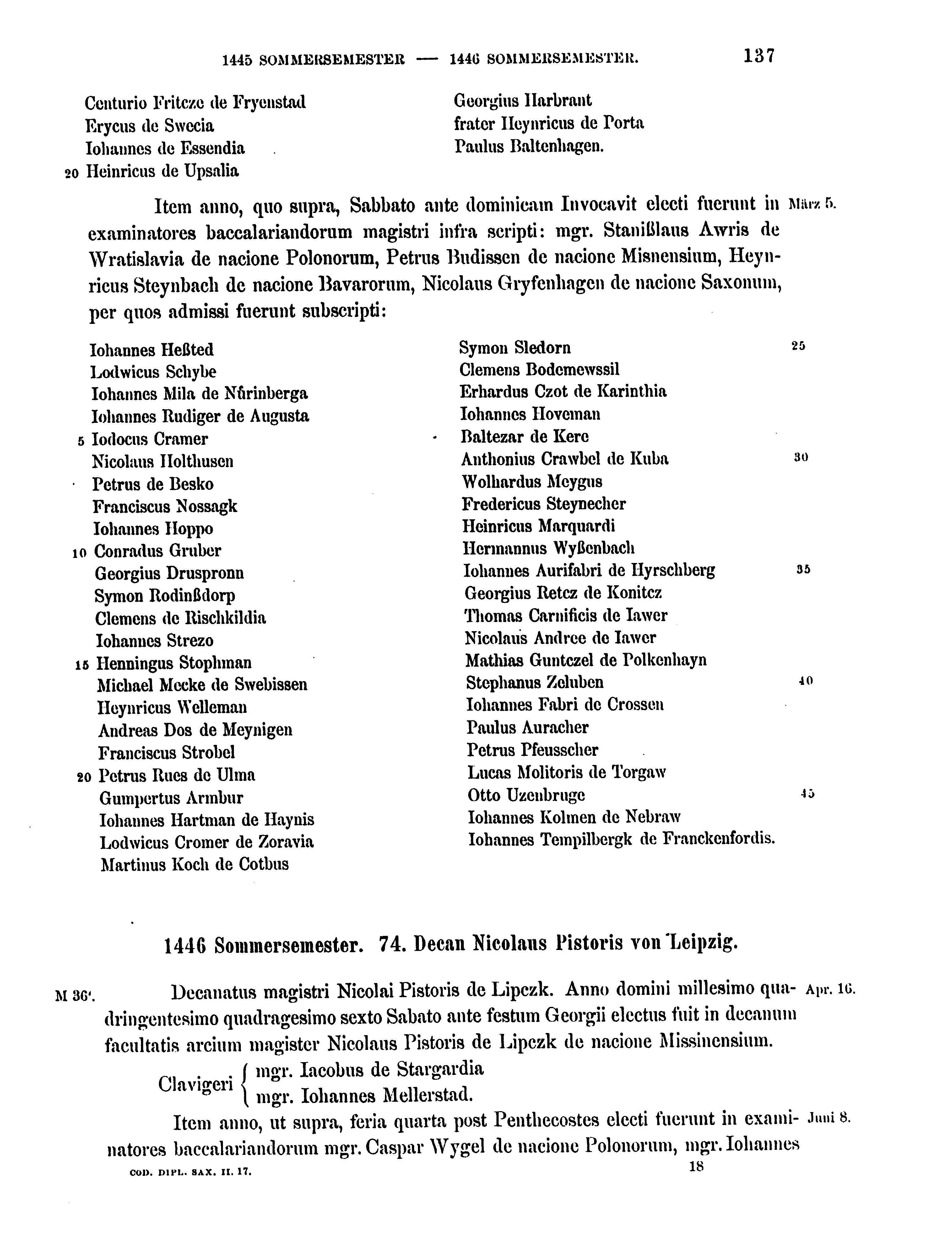 Historische Urkunde Seite 137 aus Band cds2_17