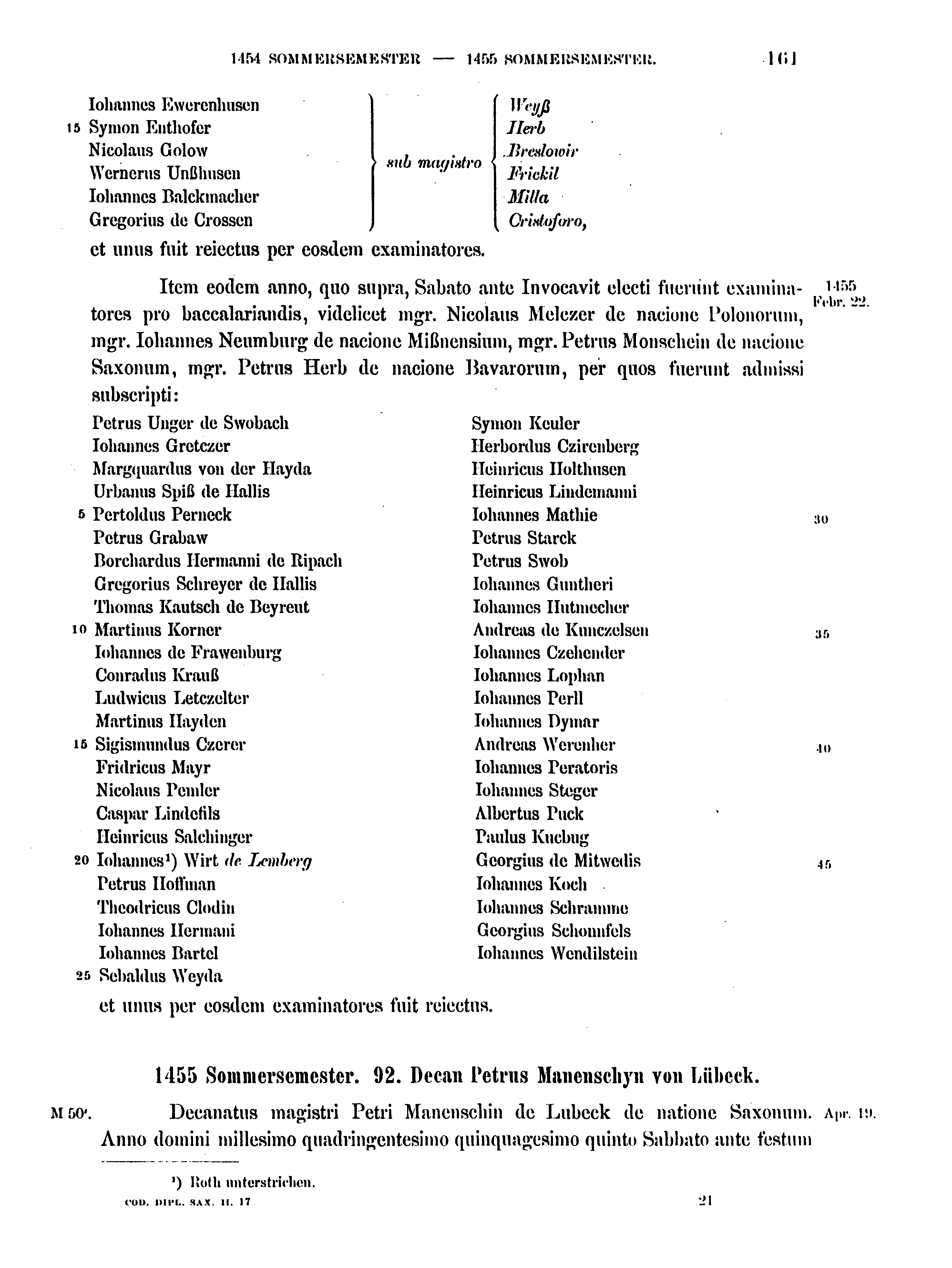 Historische Urkunde Seite 161 aus Band cds2_17