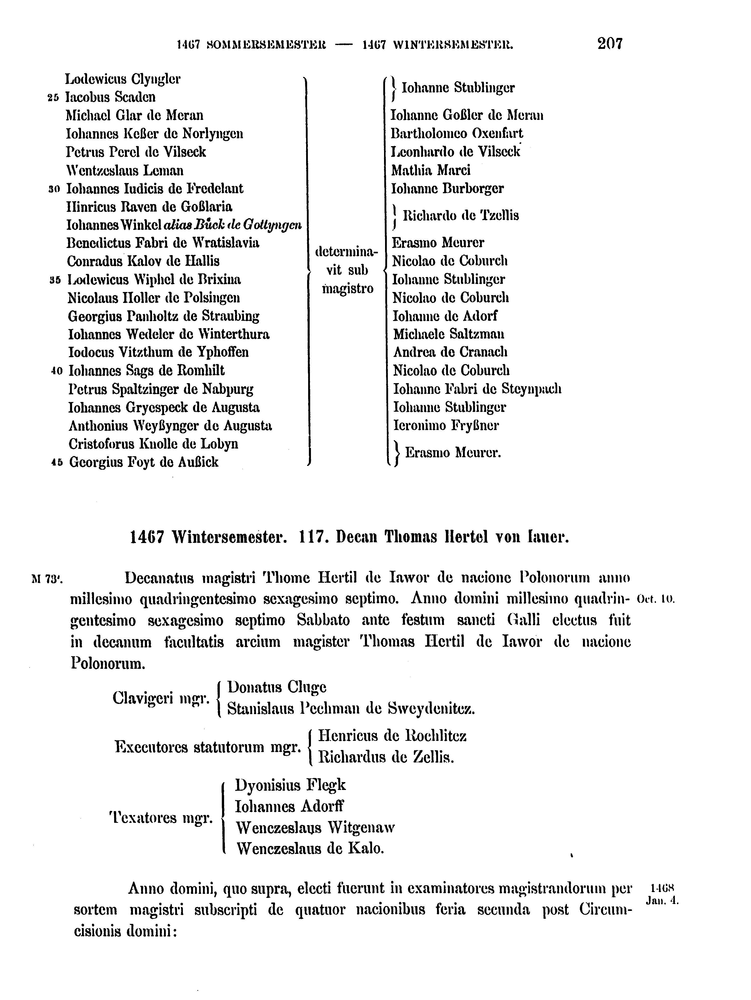 Historische Urkunde Seite 207 aus Band cds2_17