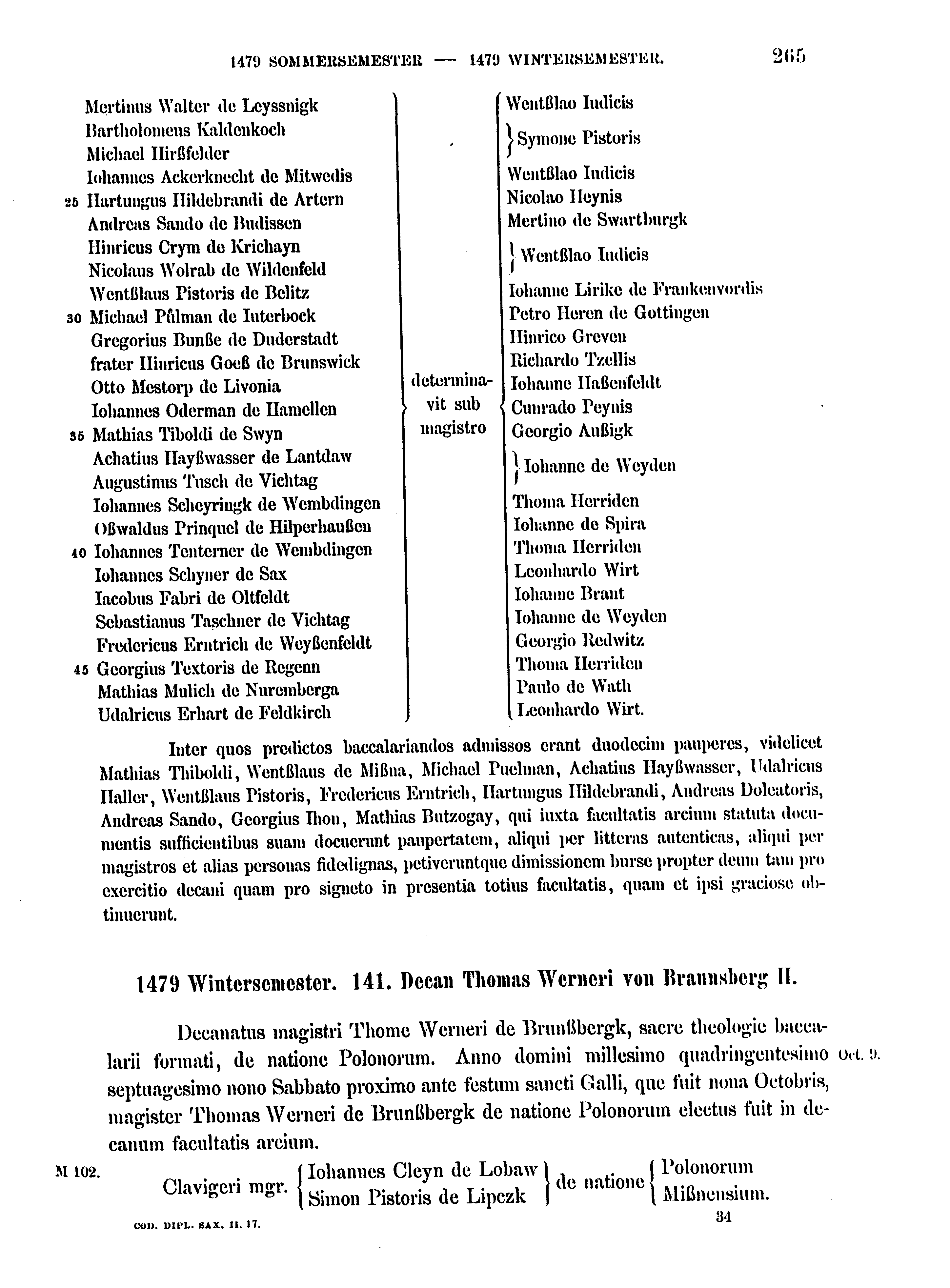 Historische Urkunde Seite 265 aus Band cds2_17