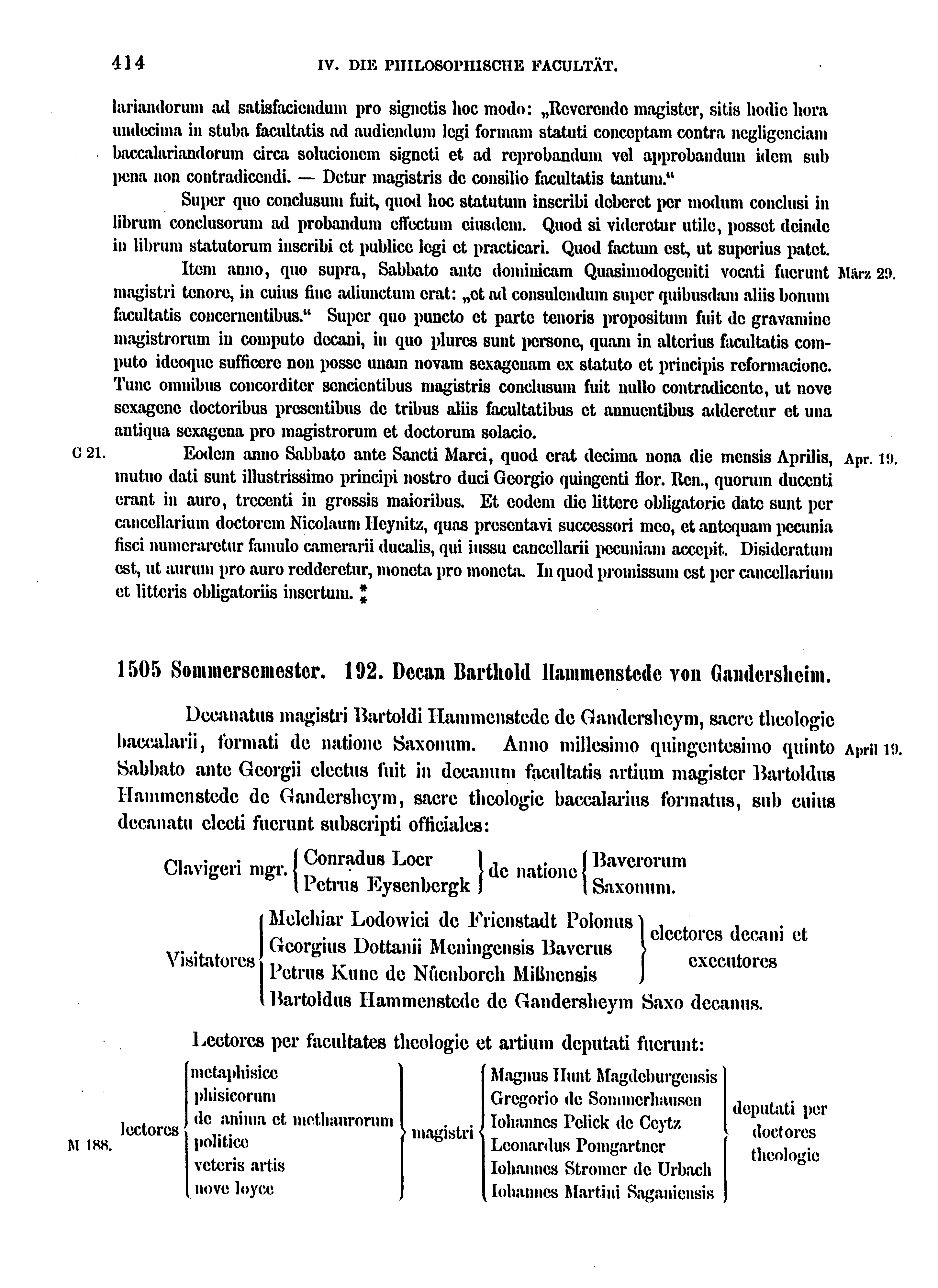 Historische Urkunde Seite 414 aus Band cds2_17