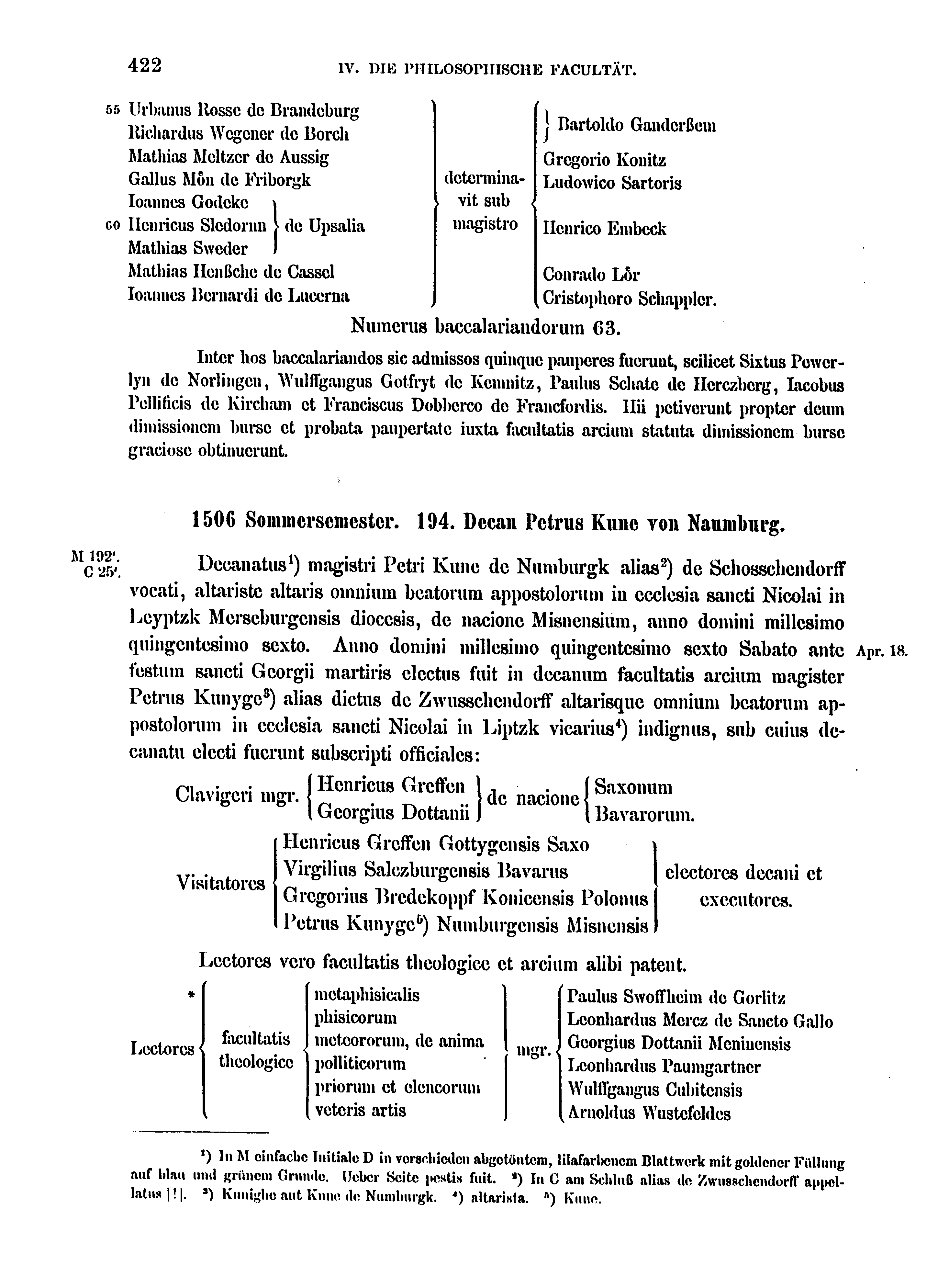 Historische Urkunde Seite 422 aus Band cds2_17