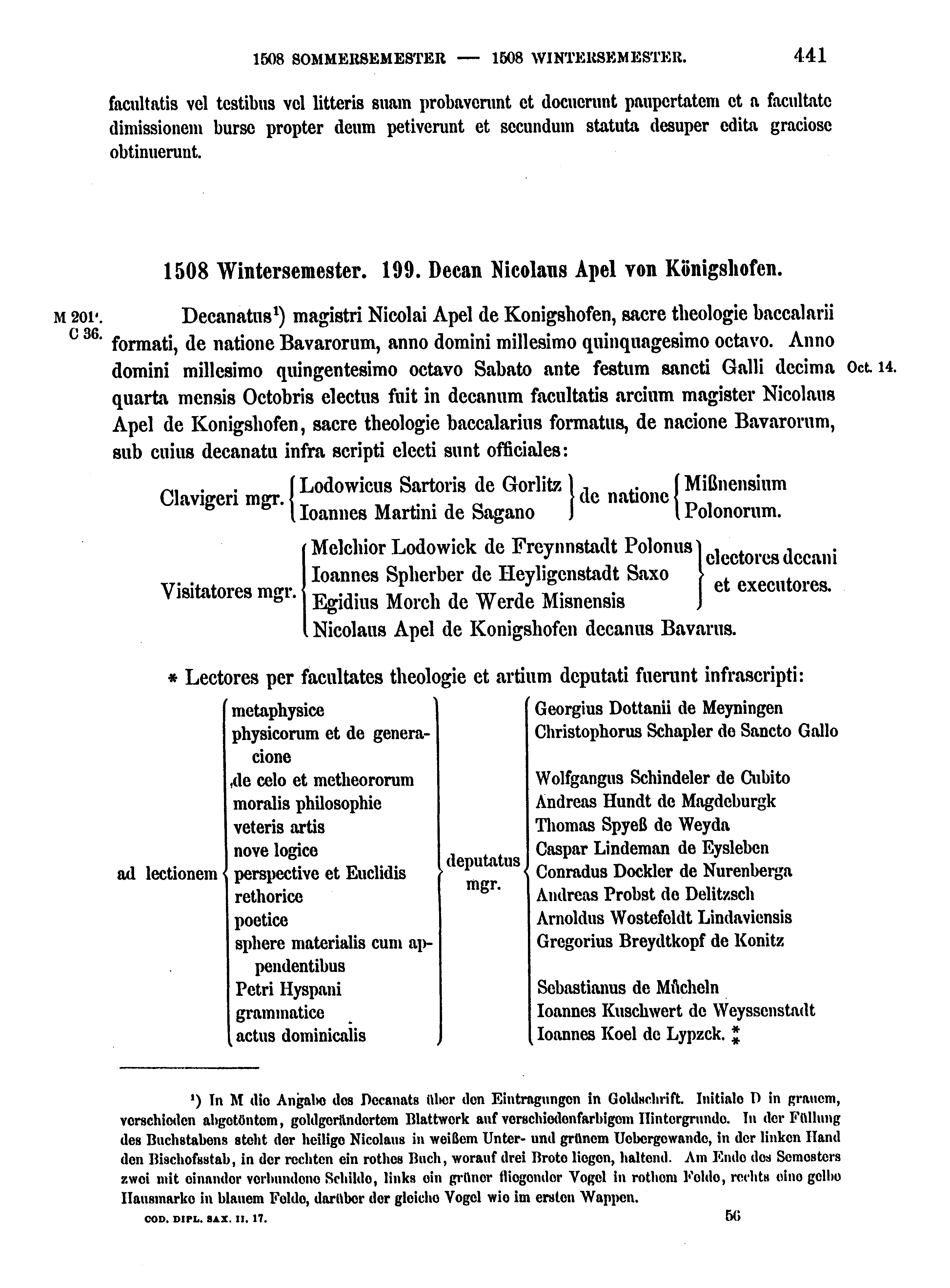 Historische Urkunde Seite 441 aus Band cds2_17