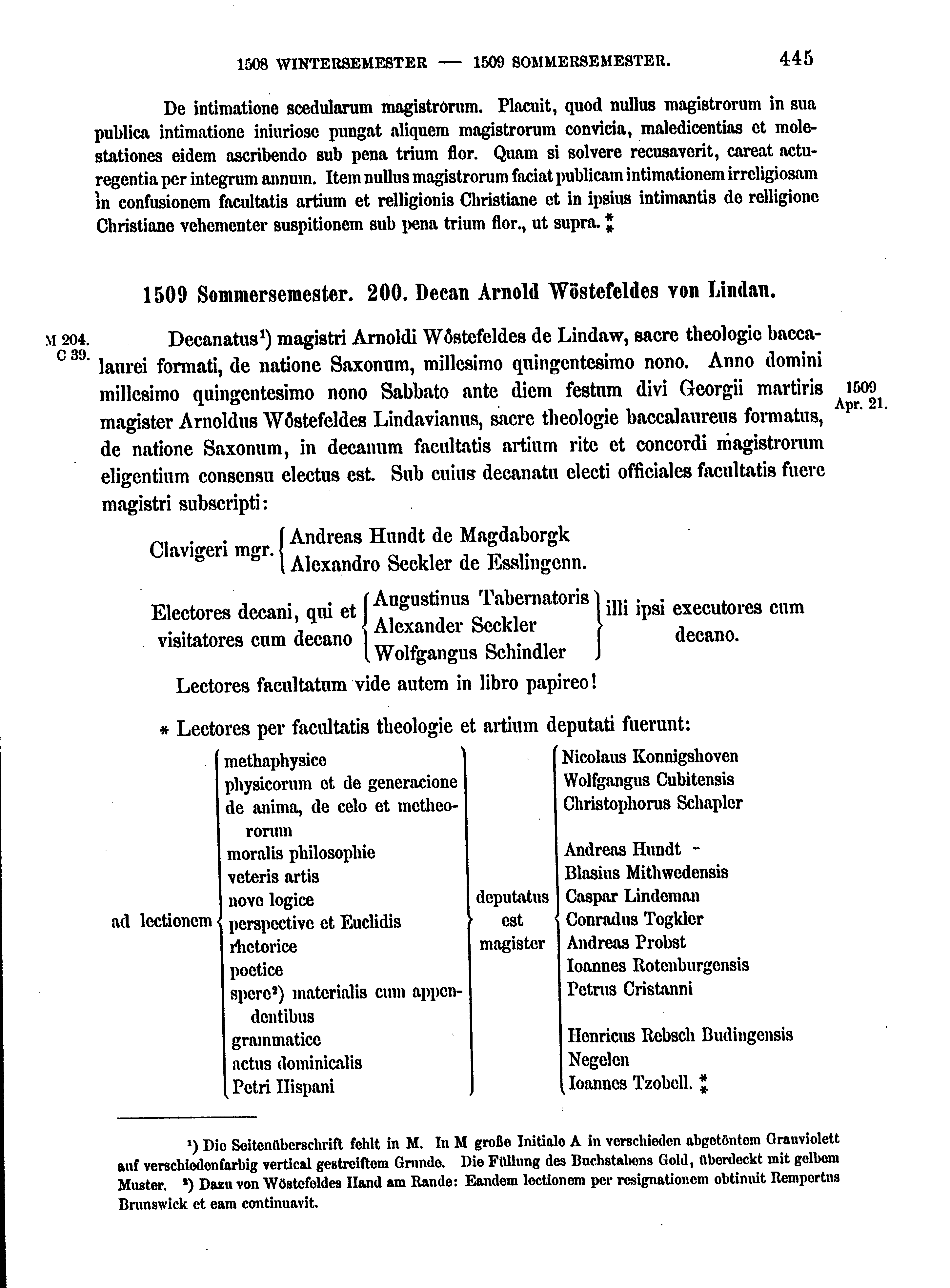 Historische Urkunde Seite 445 aus Band cds2_17