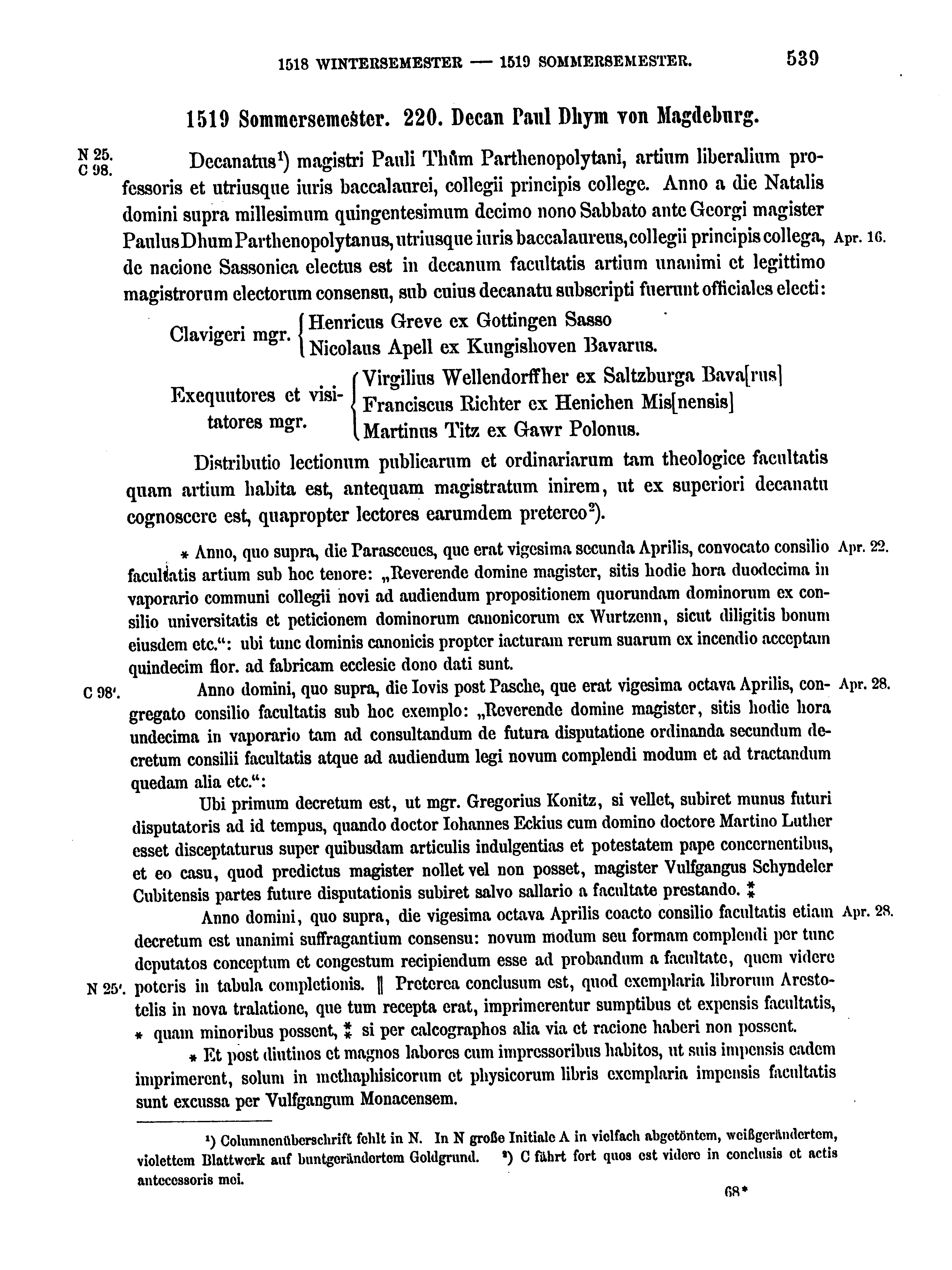 Historische Urkunde Seite 539 aus Band cds2_17