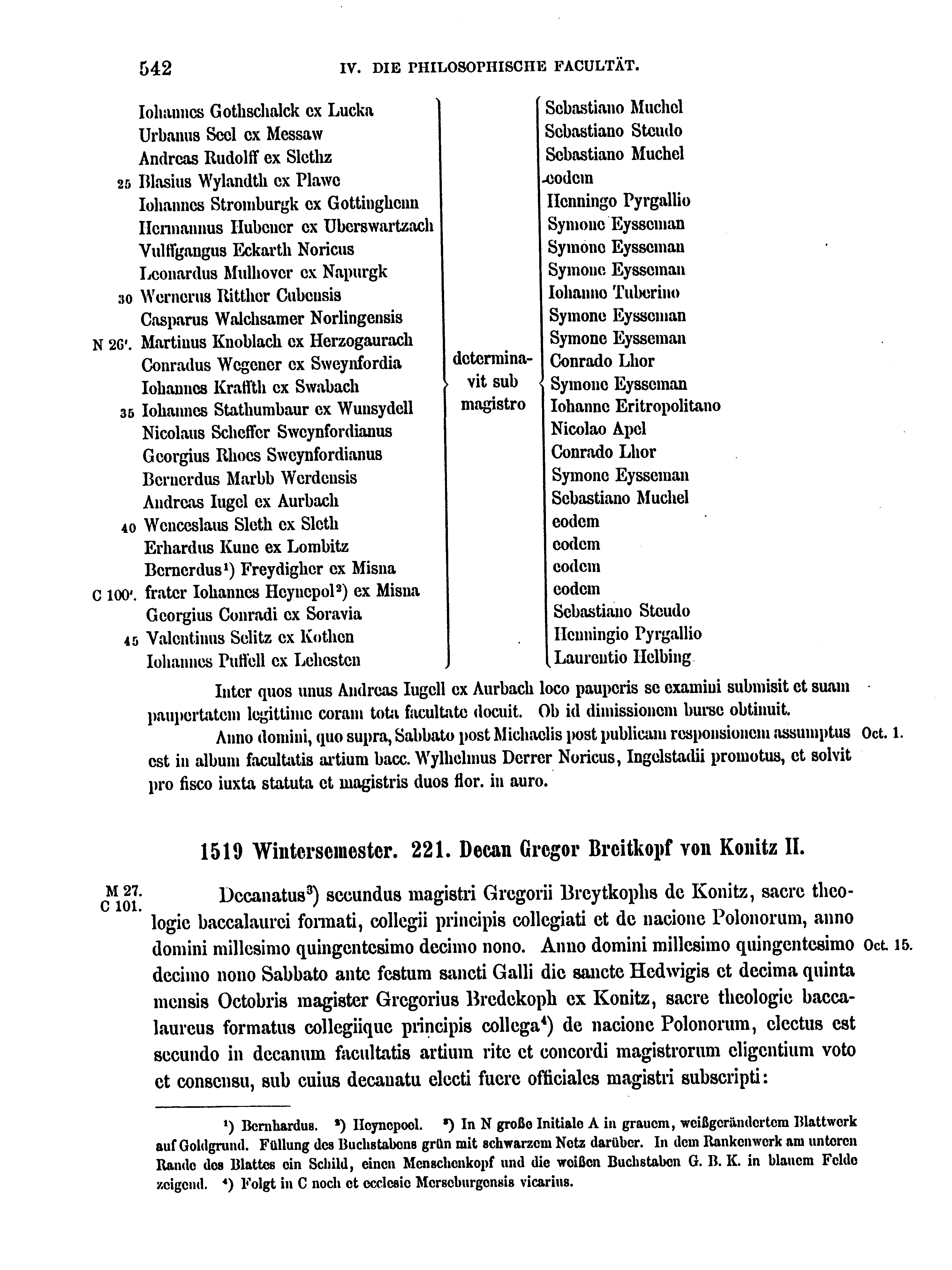 Historische Urkunde Seite 542 aus Band cds2_17