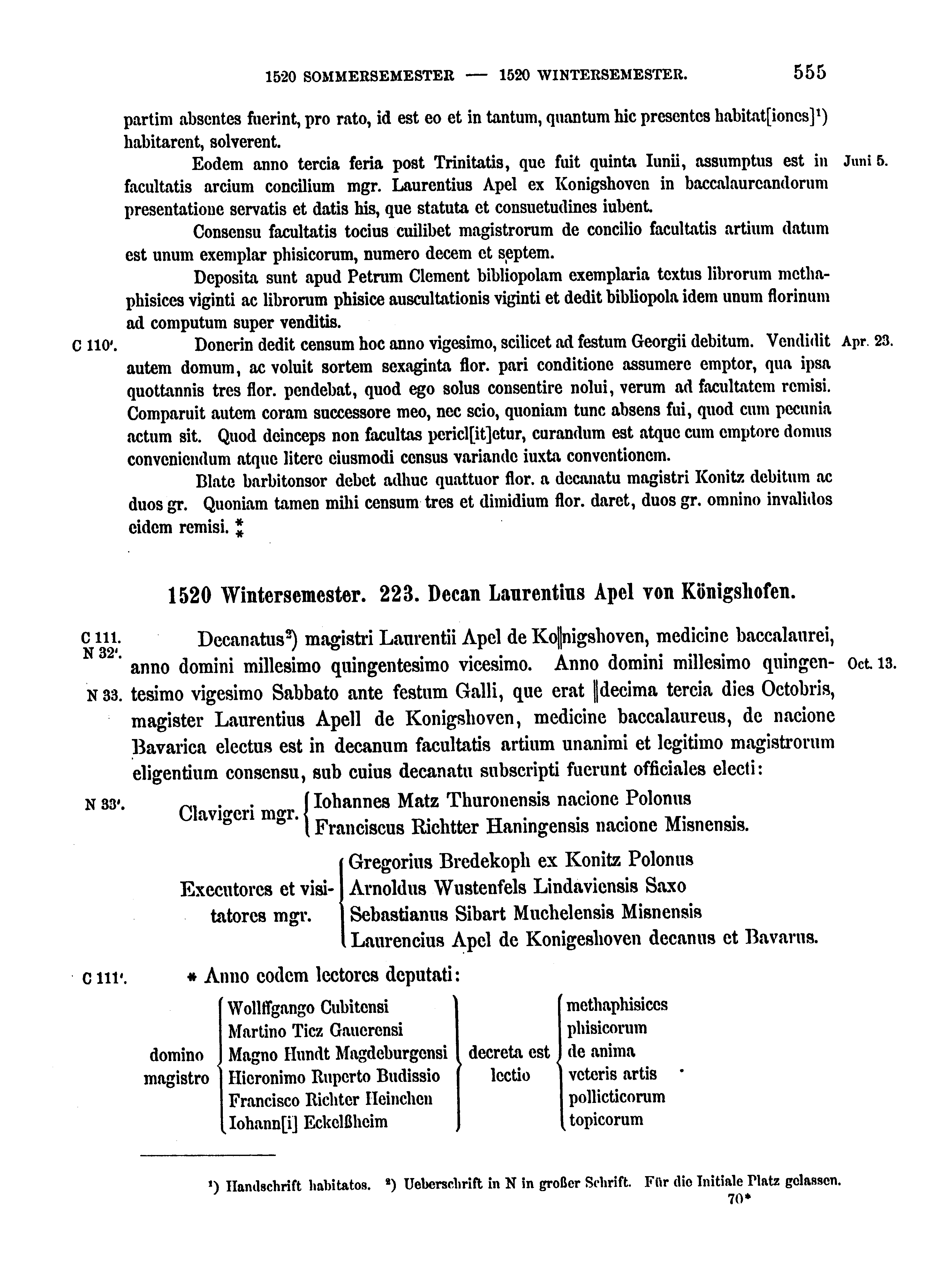 Historische Urkunde Seite 555 aus Band cds2_17