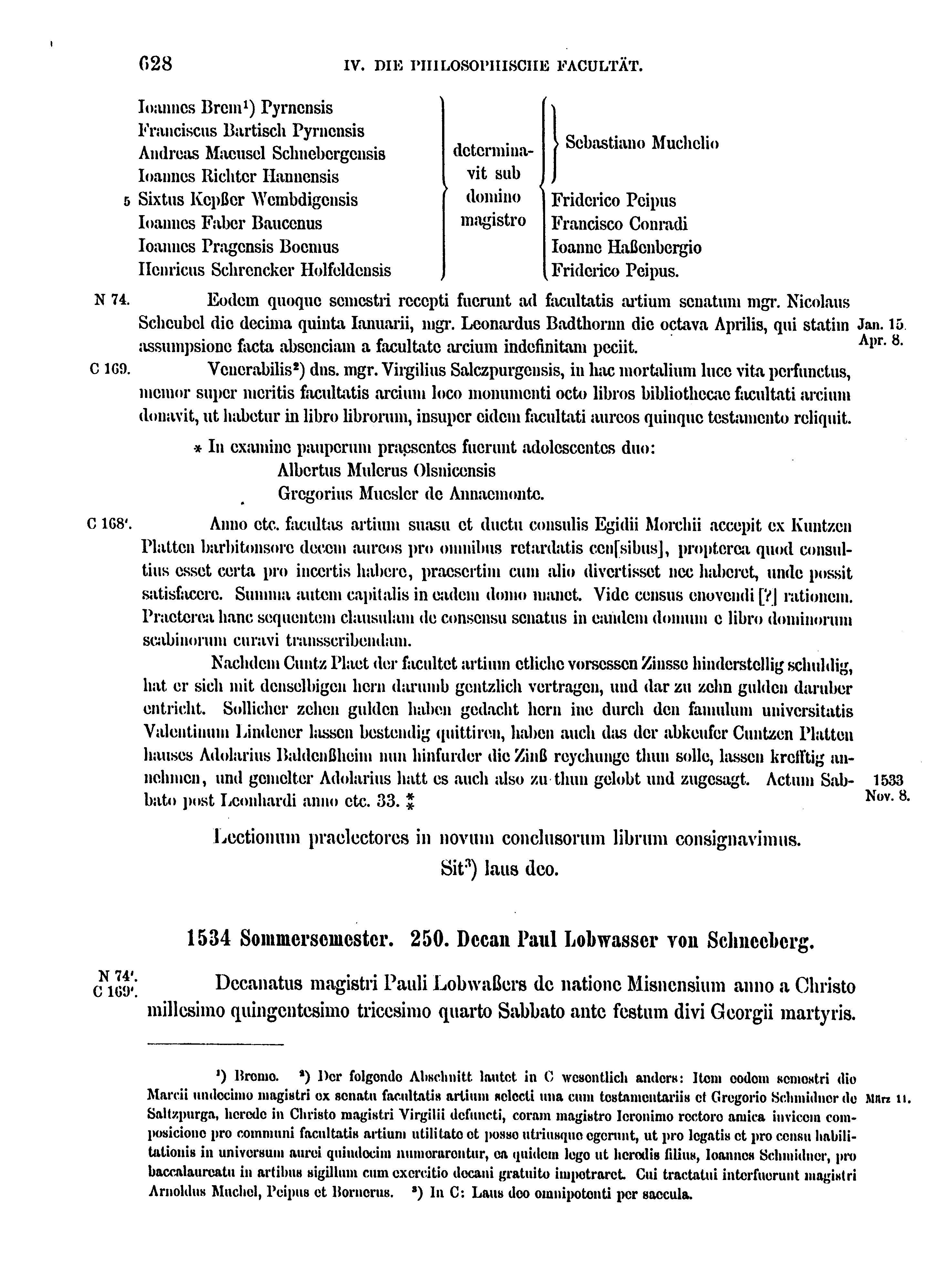 Historische Urkunde Seite 628 aus Band cds2_17